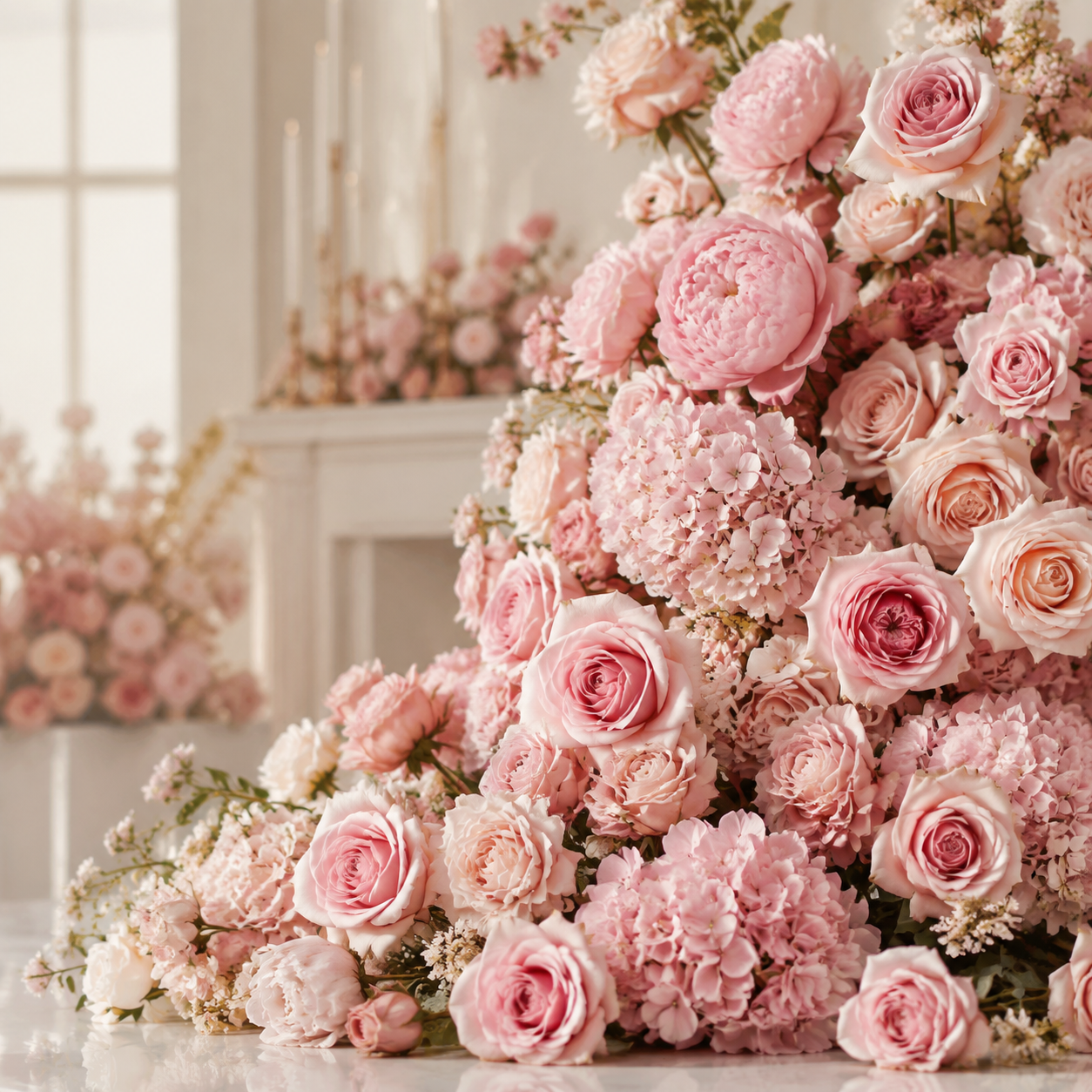 Blush & Pink Wedding Flowers