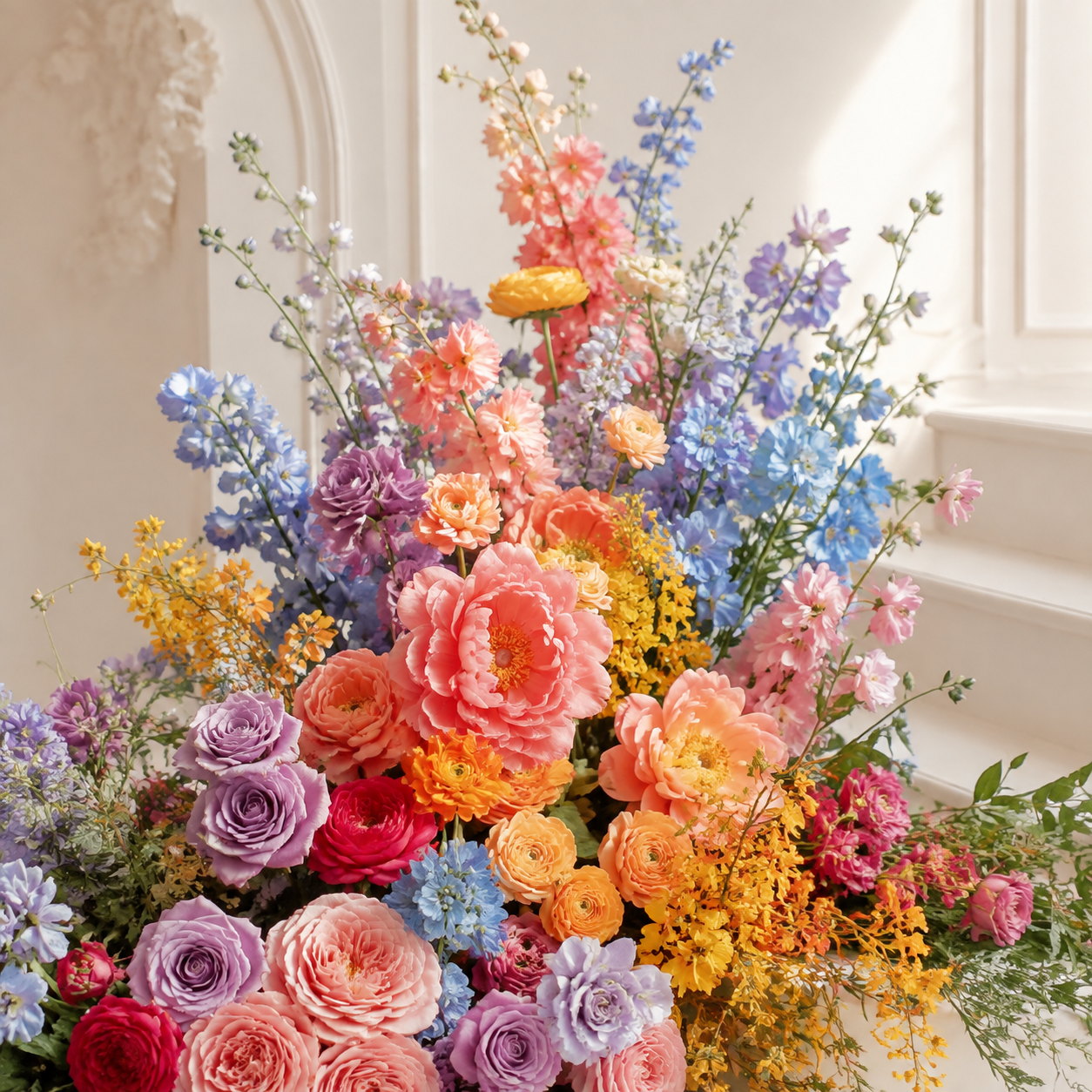 Colorful Wedding Flowers