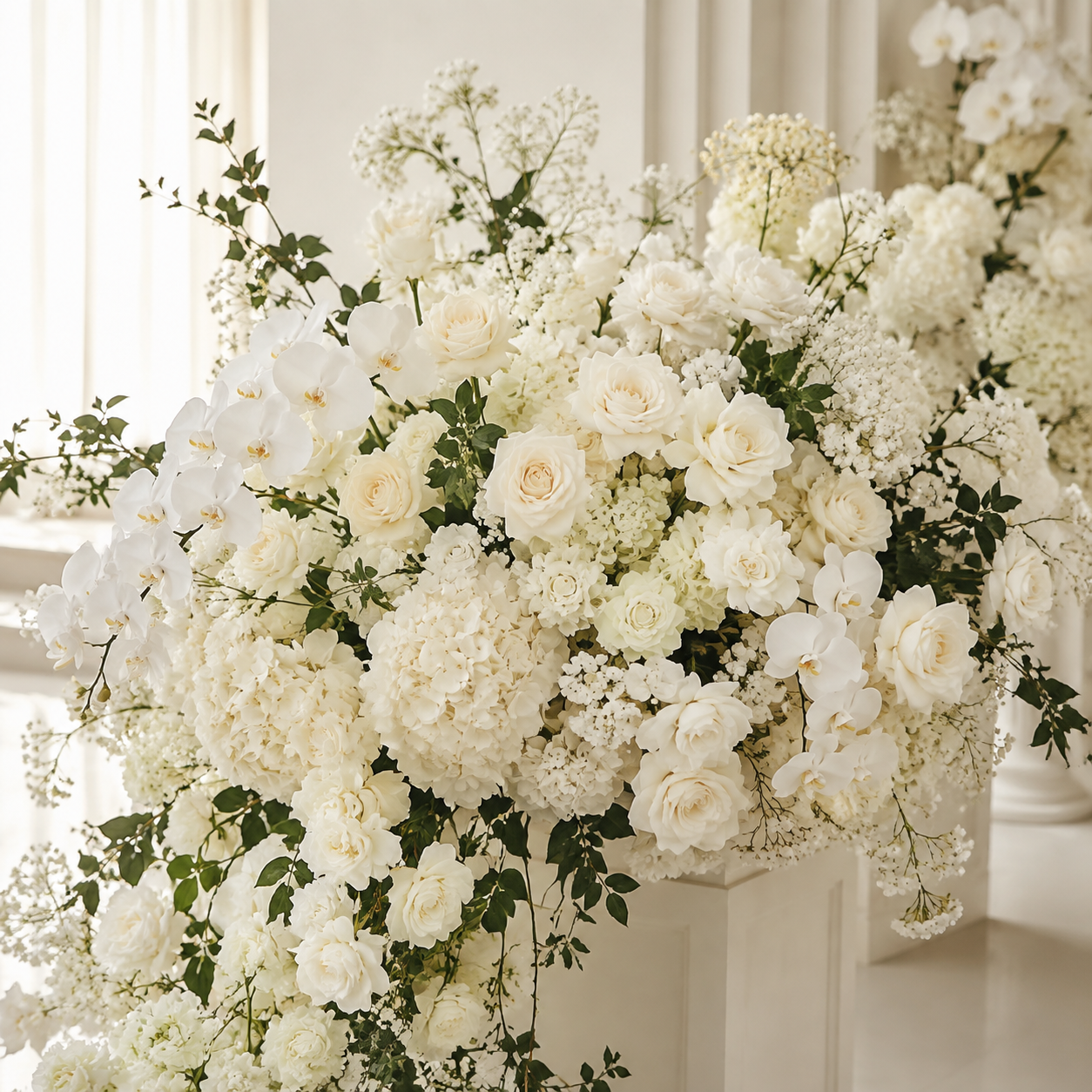 White & Ivory Wedding Flowers
