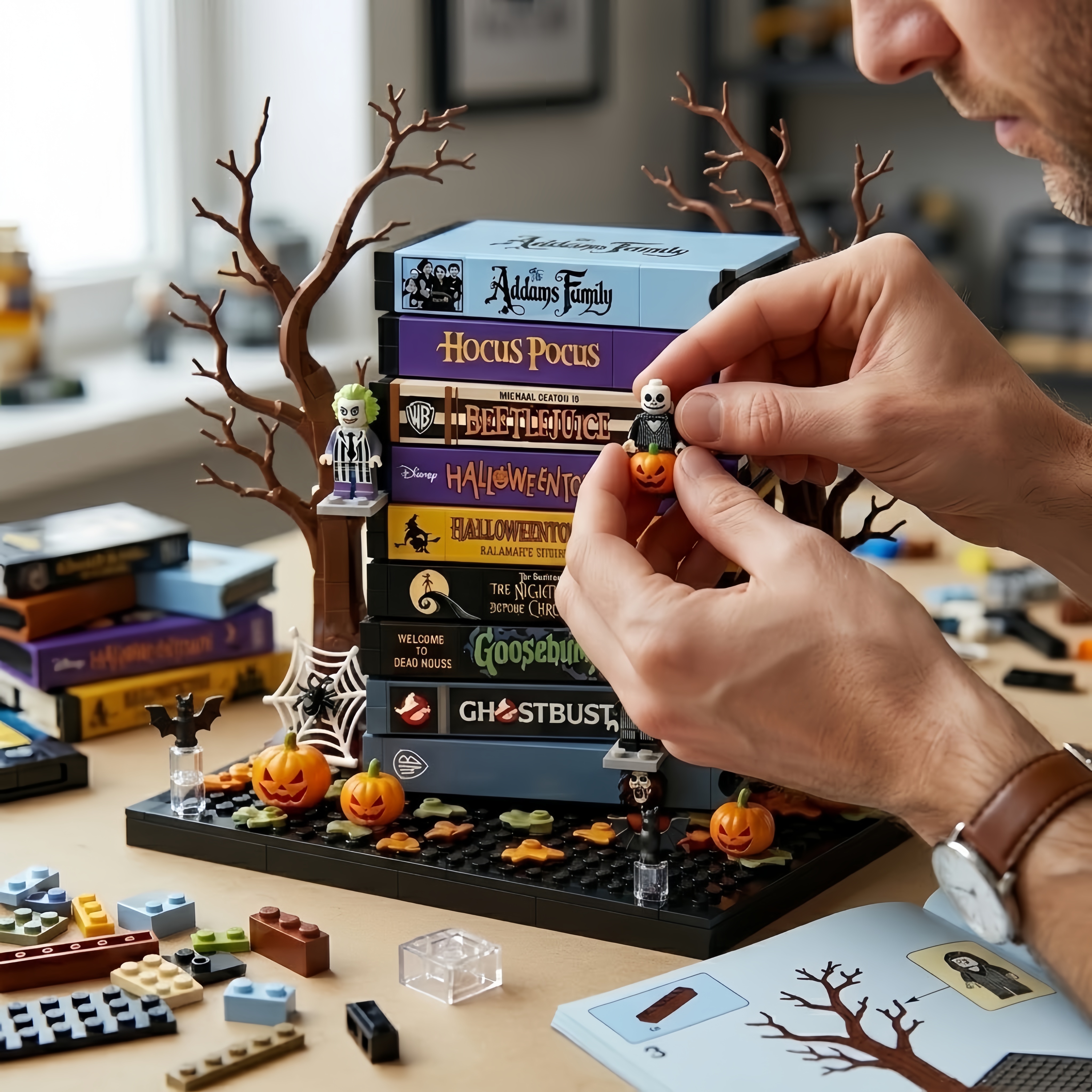 VHS Tape Building Block Set