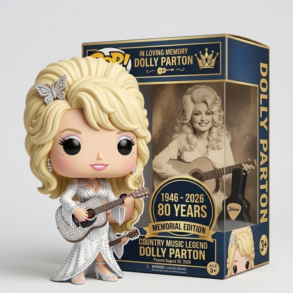 Dolly Parton (1946–2026) 80th Milestone Memorial Stage Figure