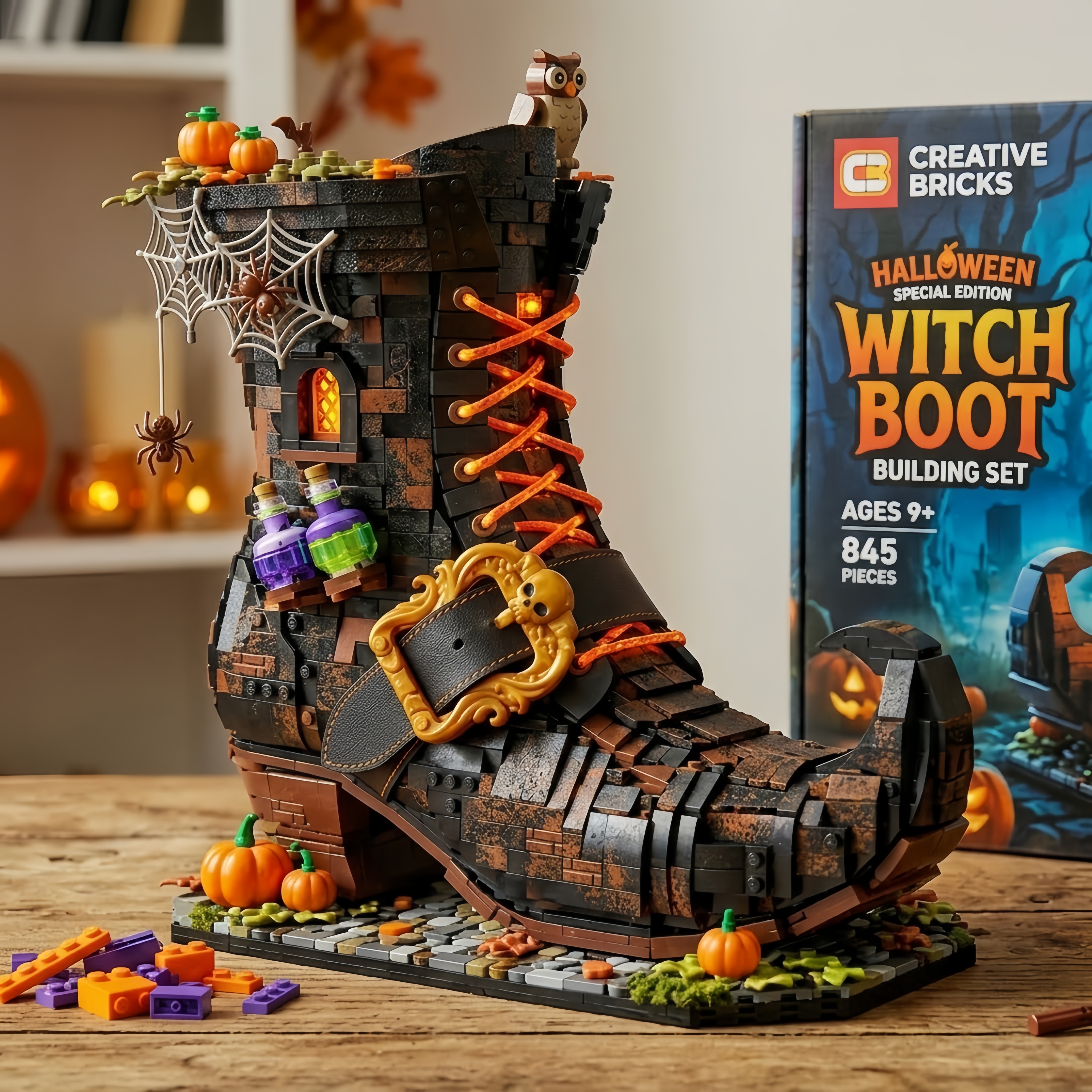 🎃 Witch Boot Building Set