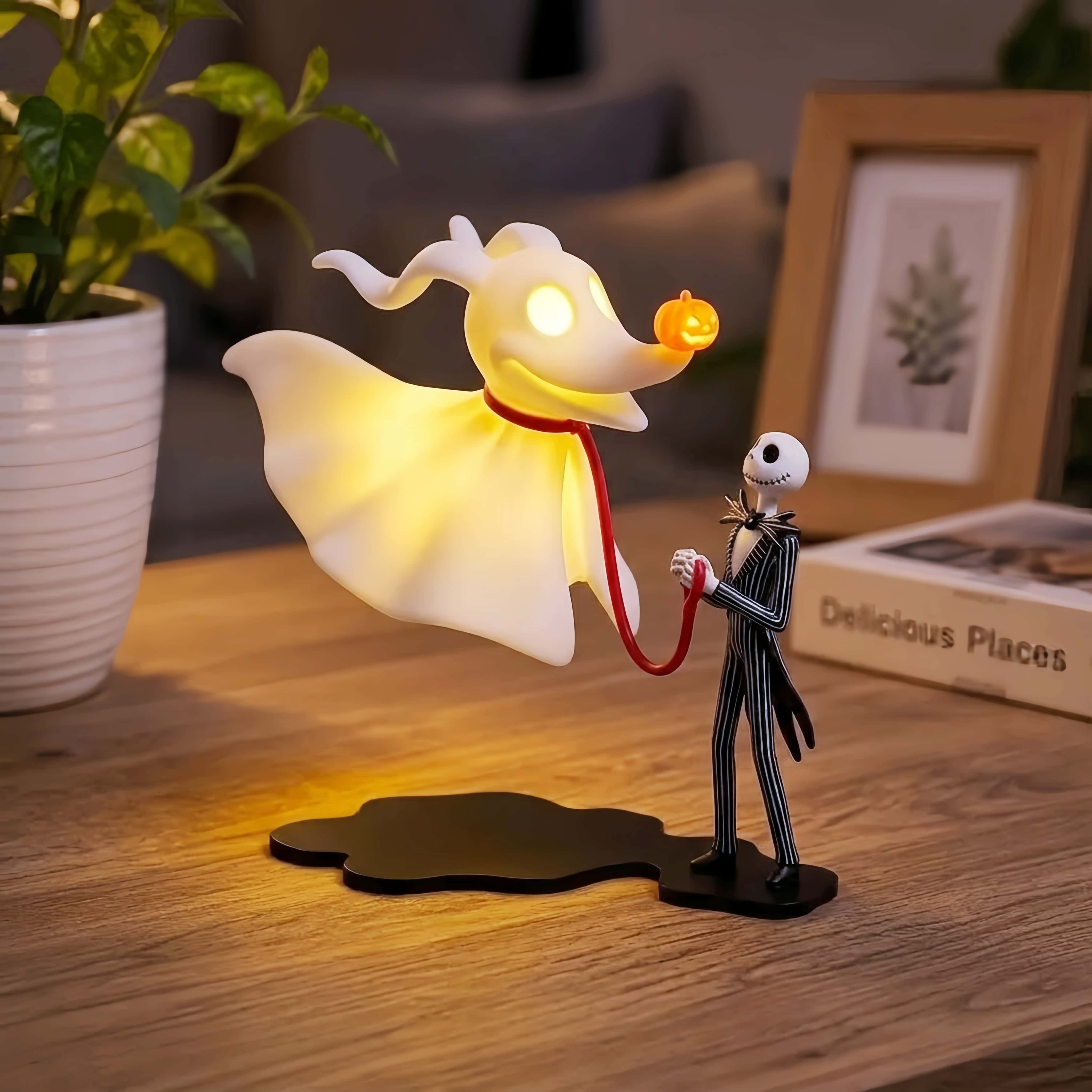 Zero & Jack Skellington LED Lamp