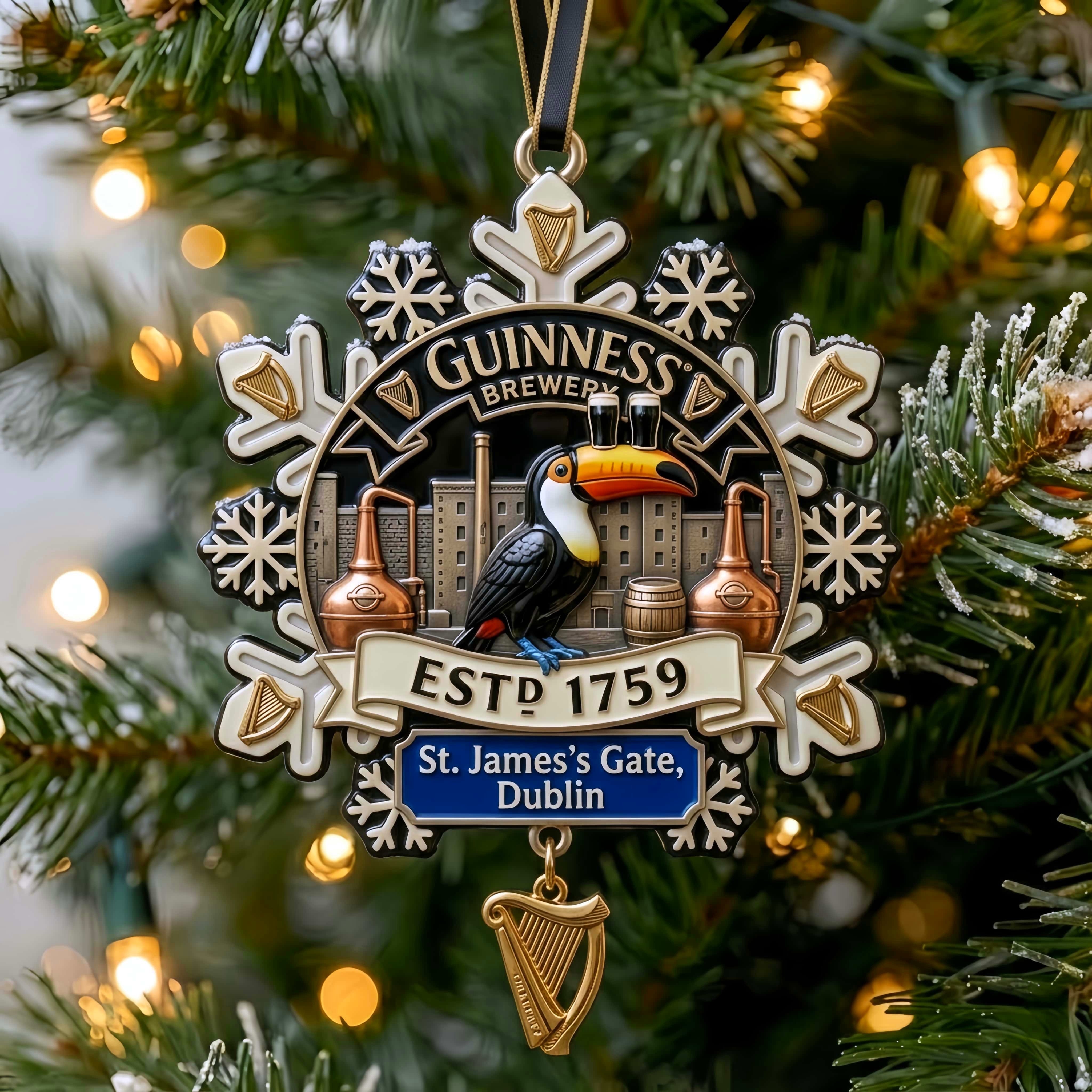Guinness STD 1759 Snowflake Collector’s Ornament