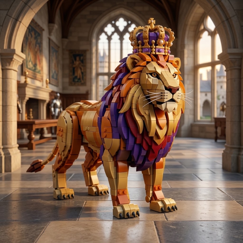 Crown Royal 87th Anniversary Crowned Lion Building Set