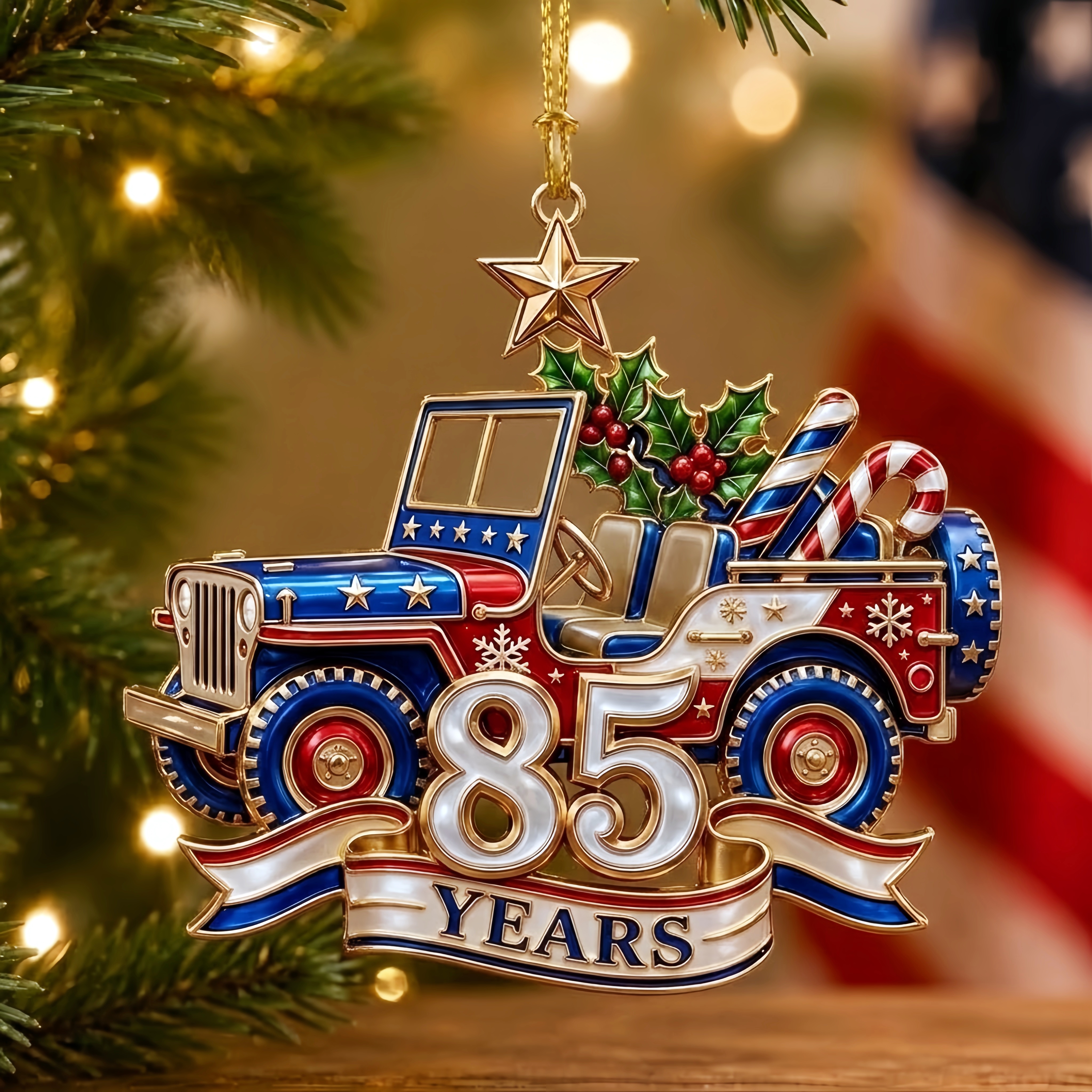 85 Years of Legend Christmas Ornament