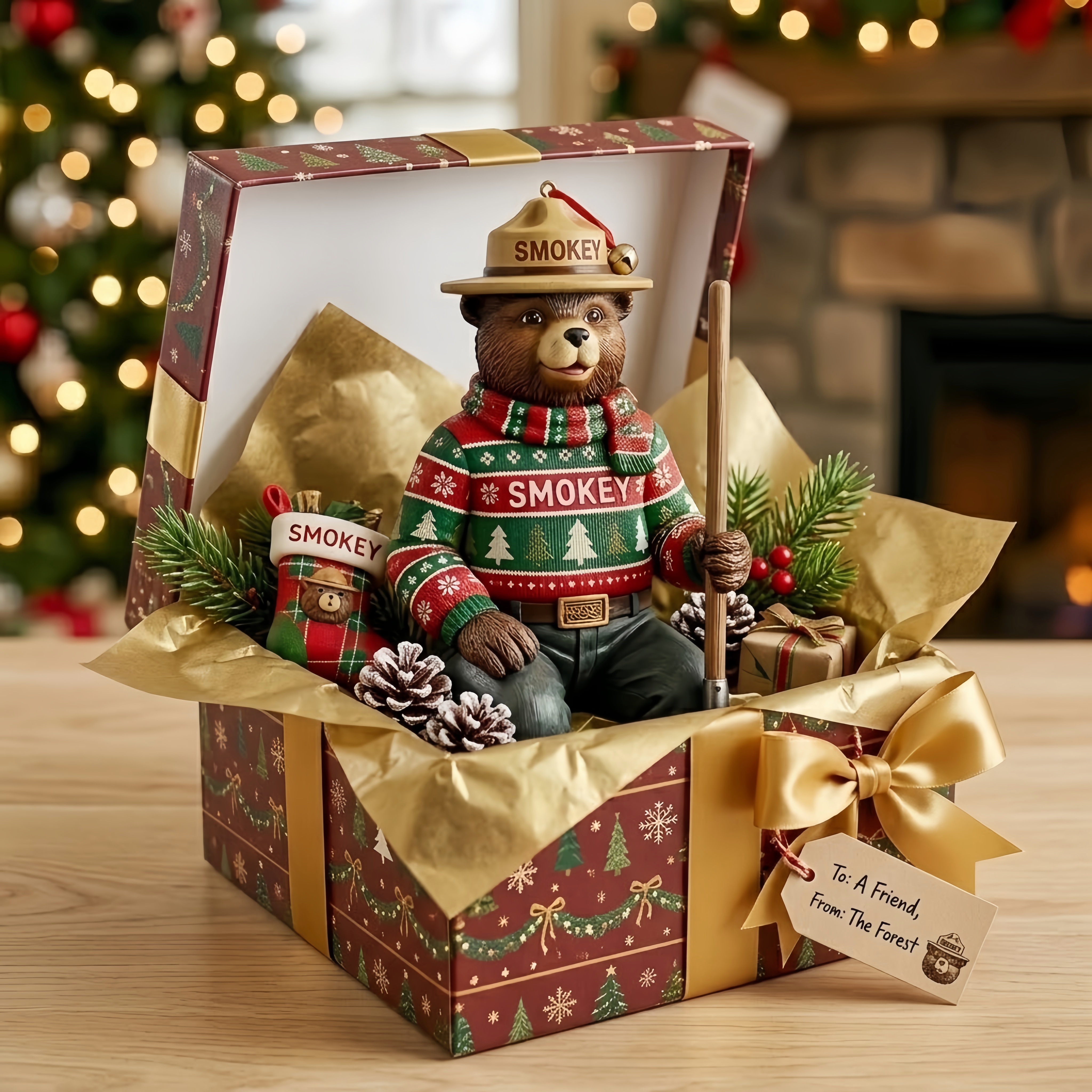 Smokey Bear  Elf on the shelf