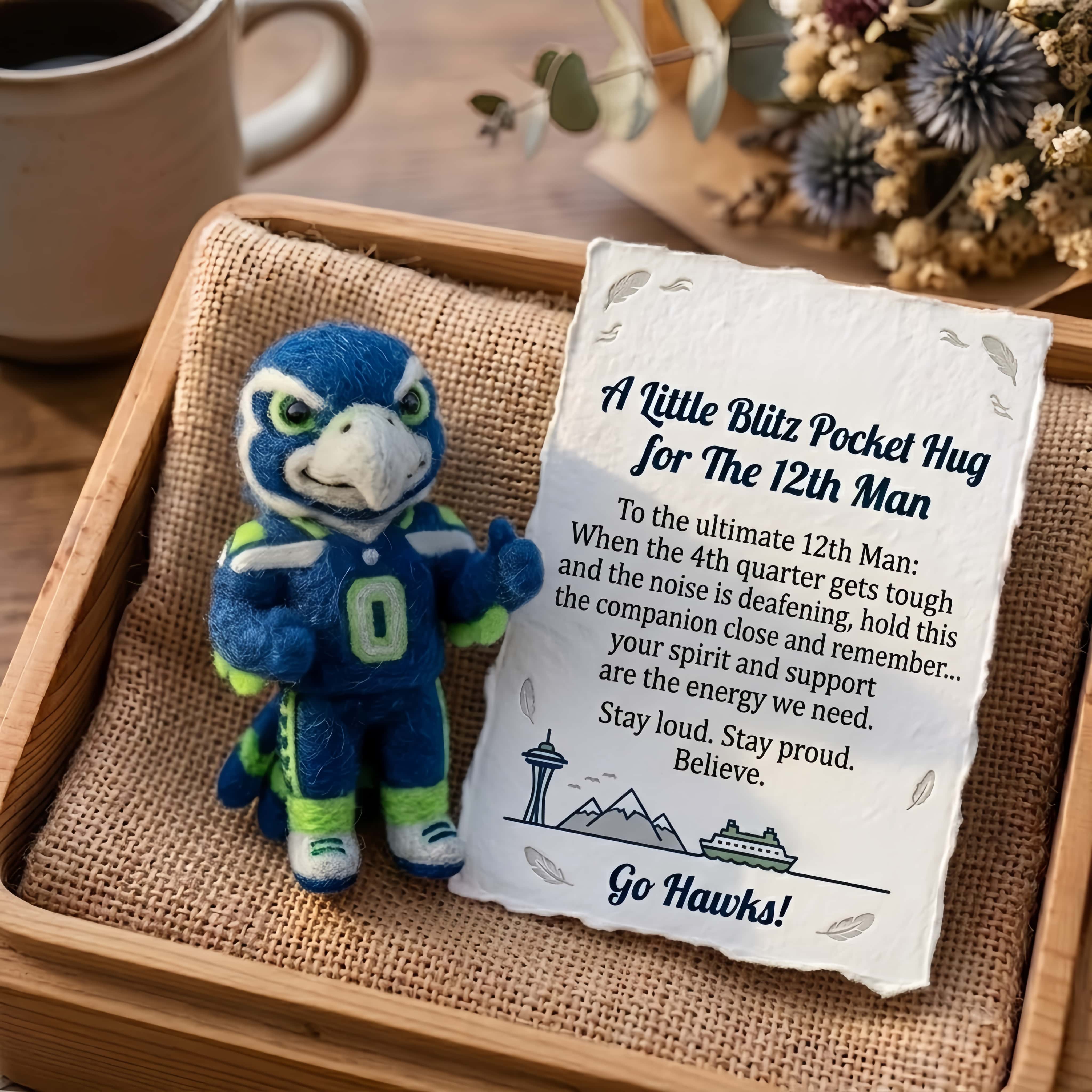 Blitz Felt Pocket Hug – For the Ultimate 12th Man