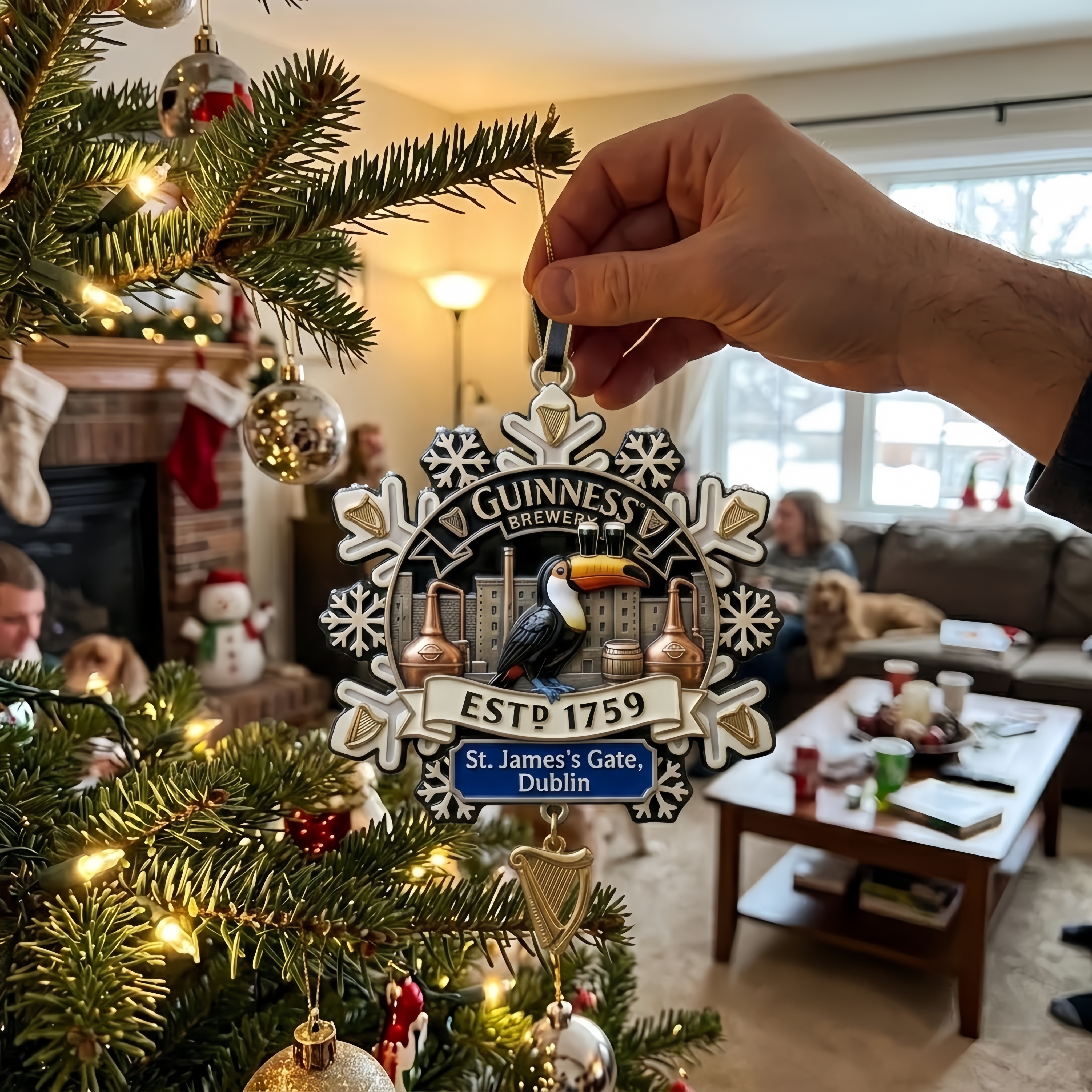 Guinness STD 1759 Snowflake Collector’s Ornament