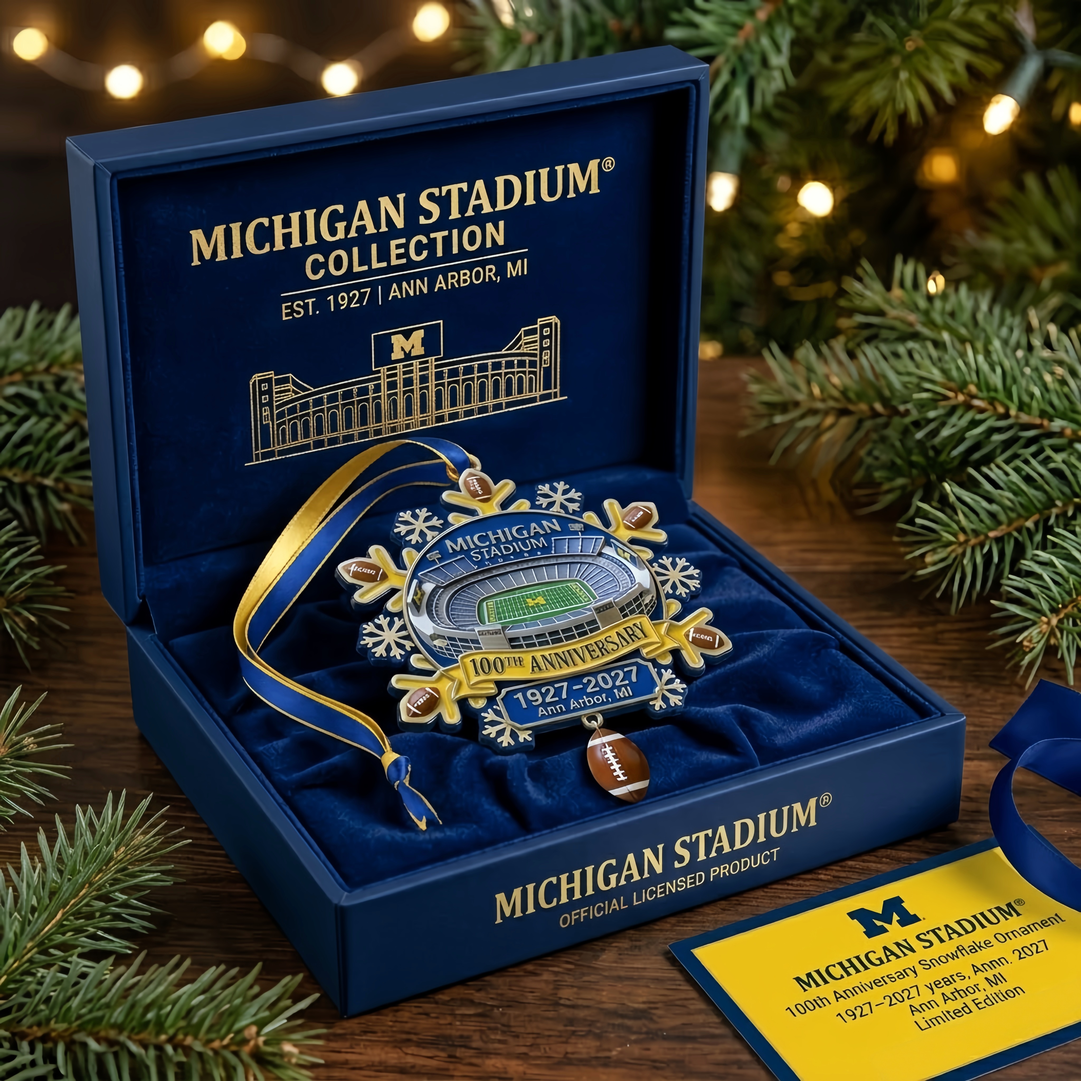 Big House 100th Anniversary Snowflake Ornament