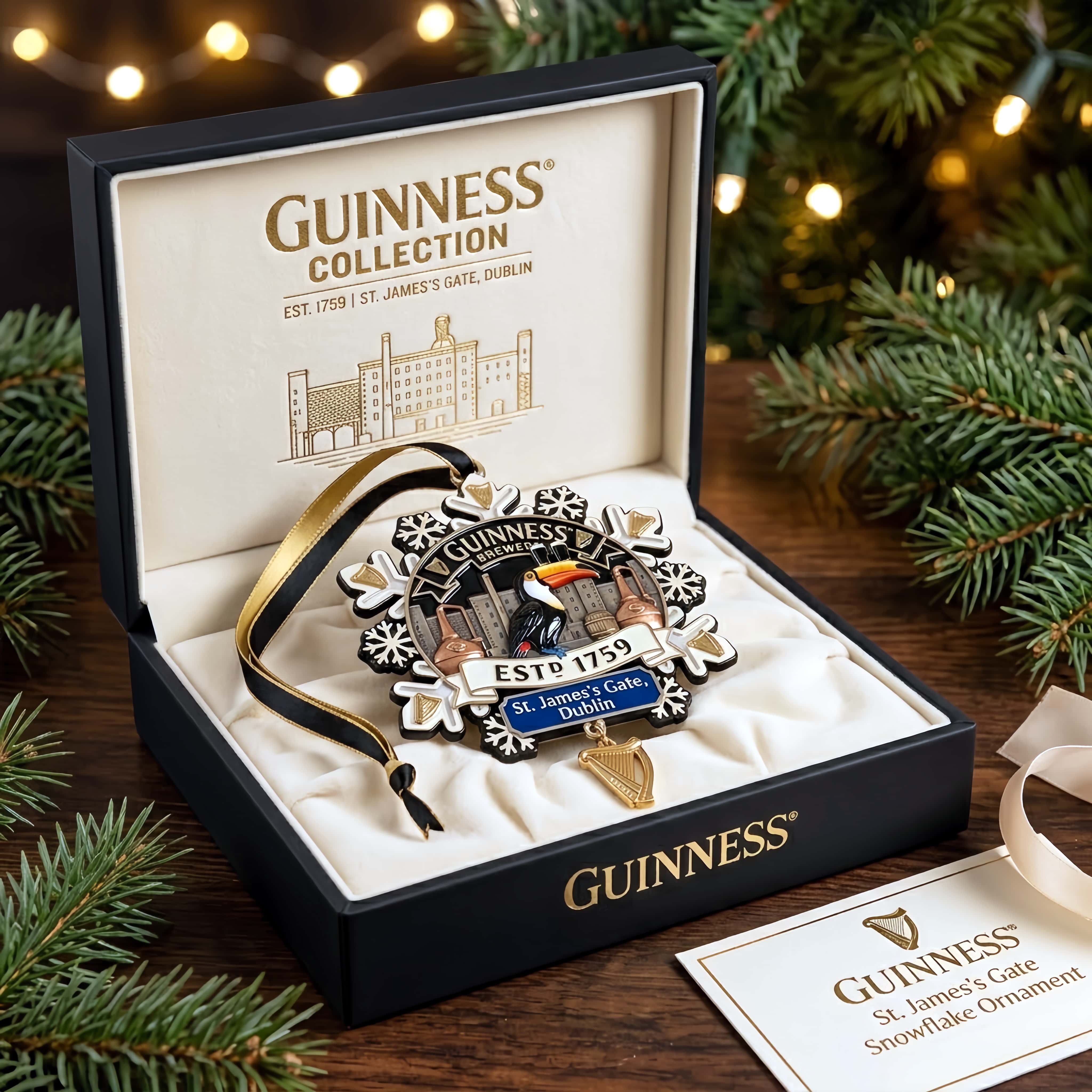 Guinness STD 1759 Snowflake Collector’s Ornament