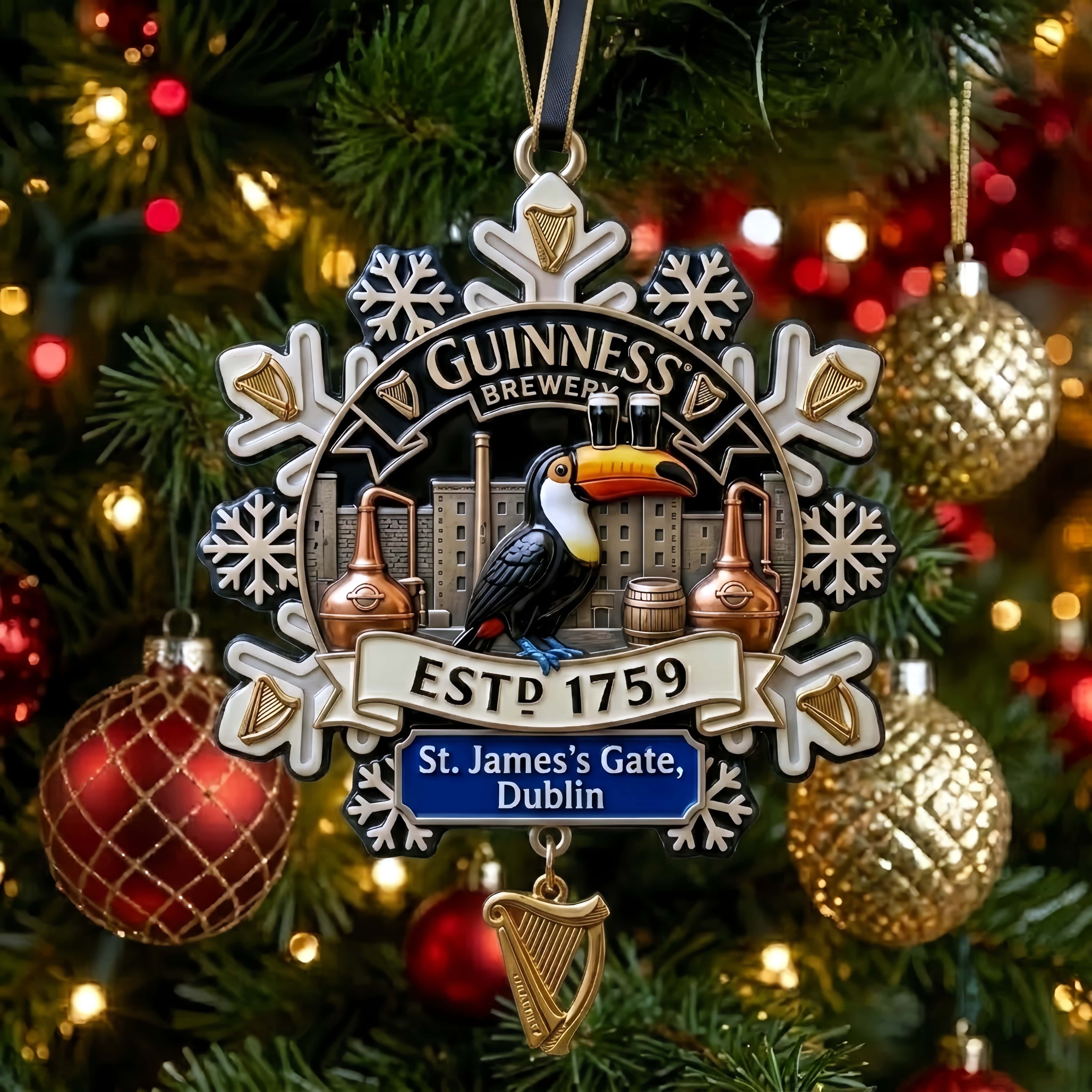 Guinness STD 1759 Snowflake Collector’s Ornament