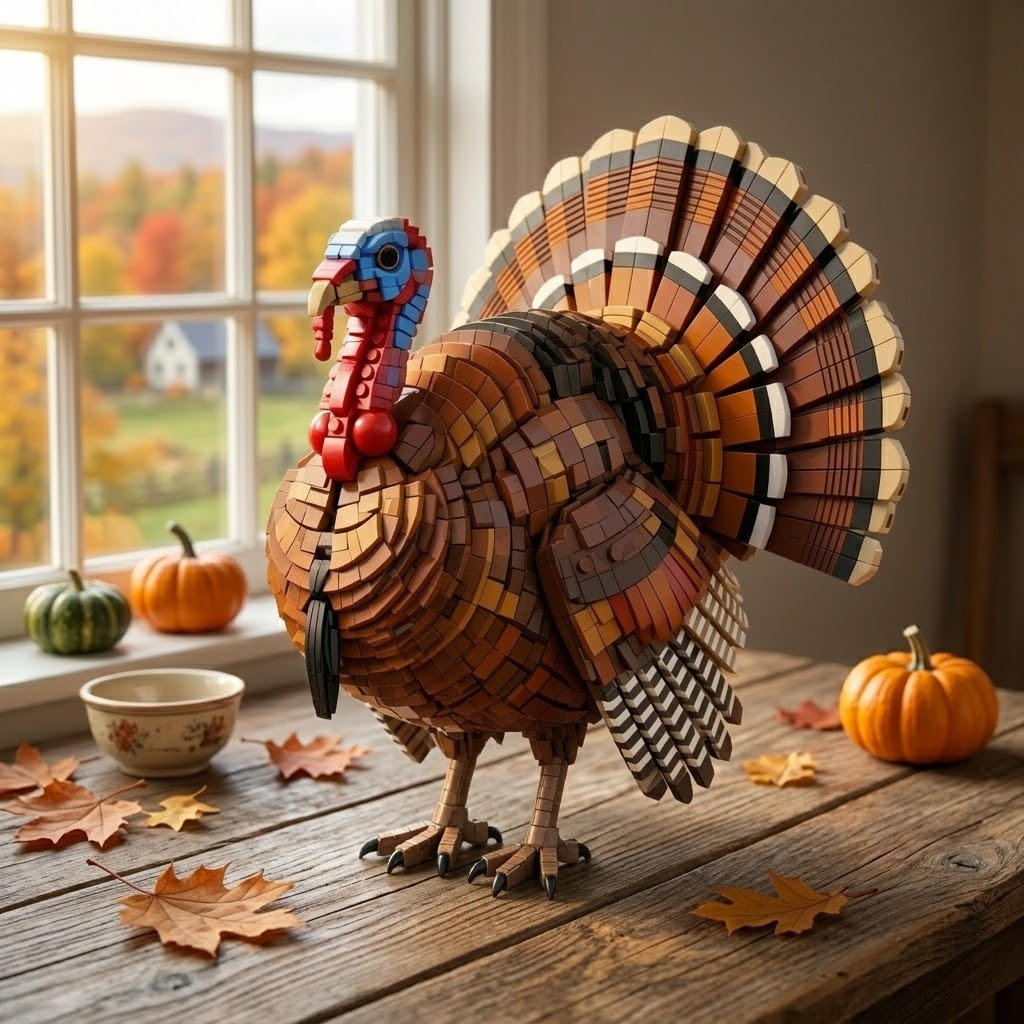 Plymouth Harvest Turkey Building Set