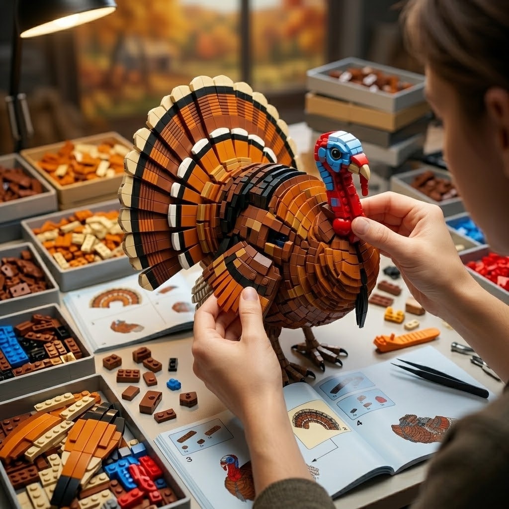 Plymouth Harvest Turkey Building Set