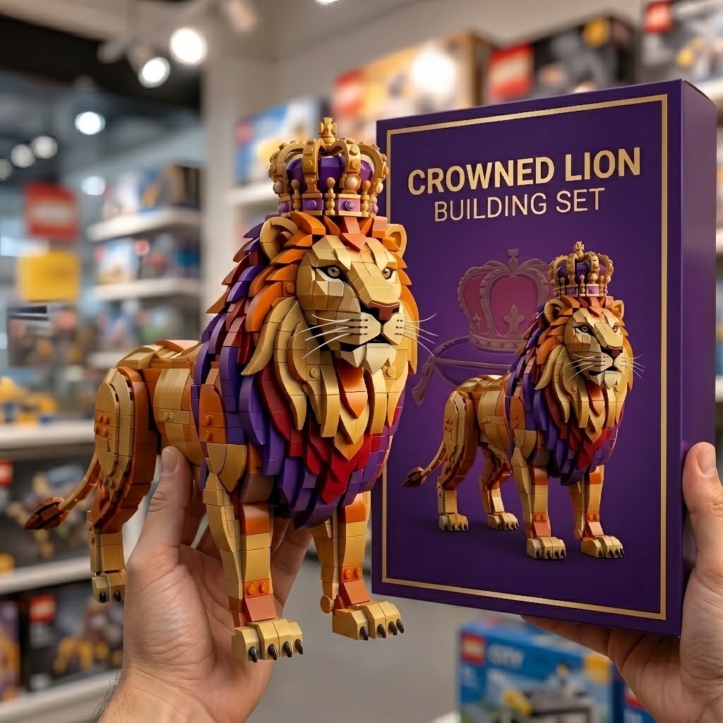 Crown Royal 87th Anniversary Crowned Lion Building Set