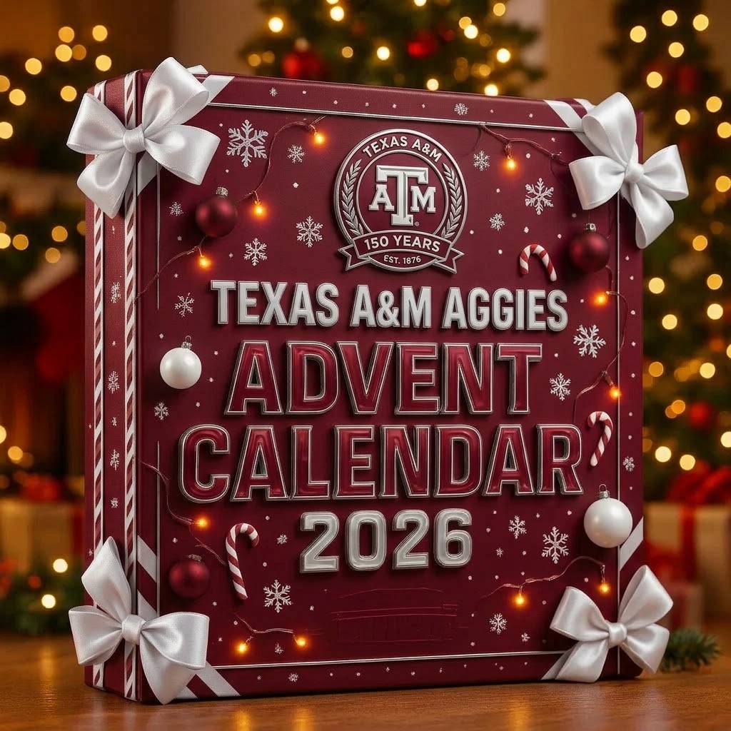 Texas A&M Aggies 150th Anniversary Advent Calendar 2026 – 24 Days