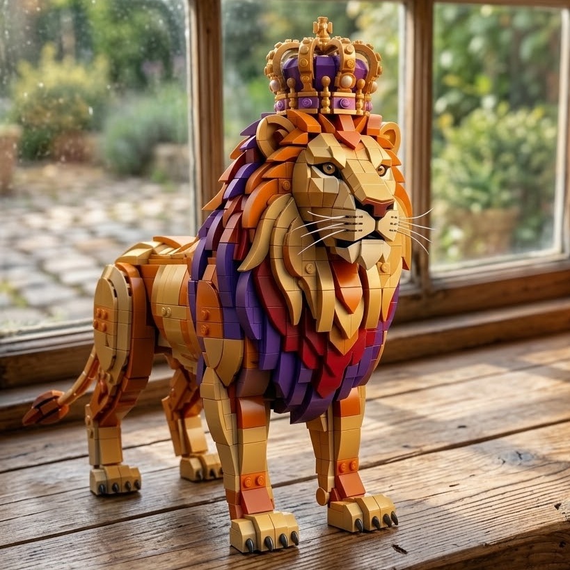 Crown Royal 87th Anniversary Crowned Lion Building Set