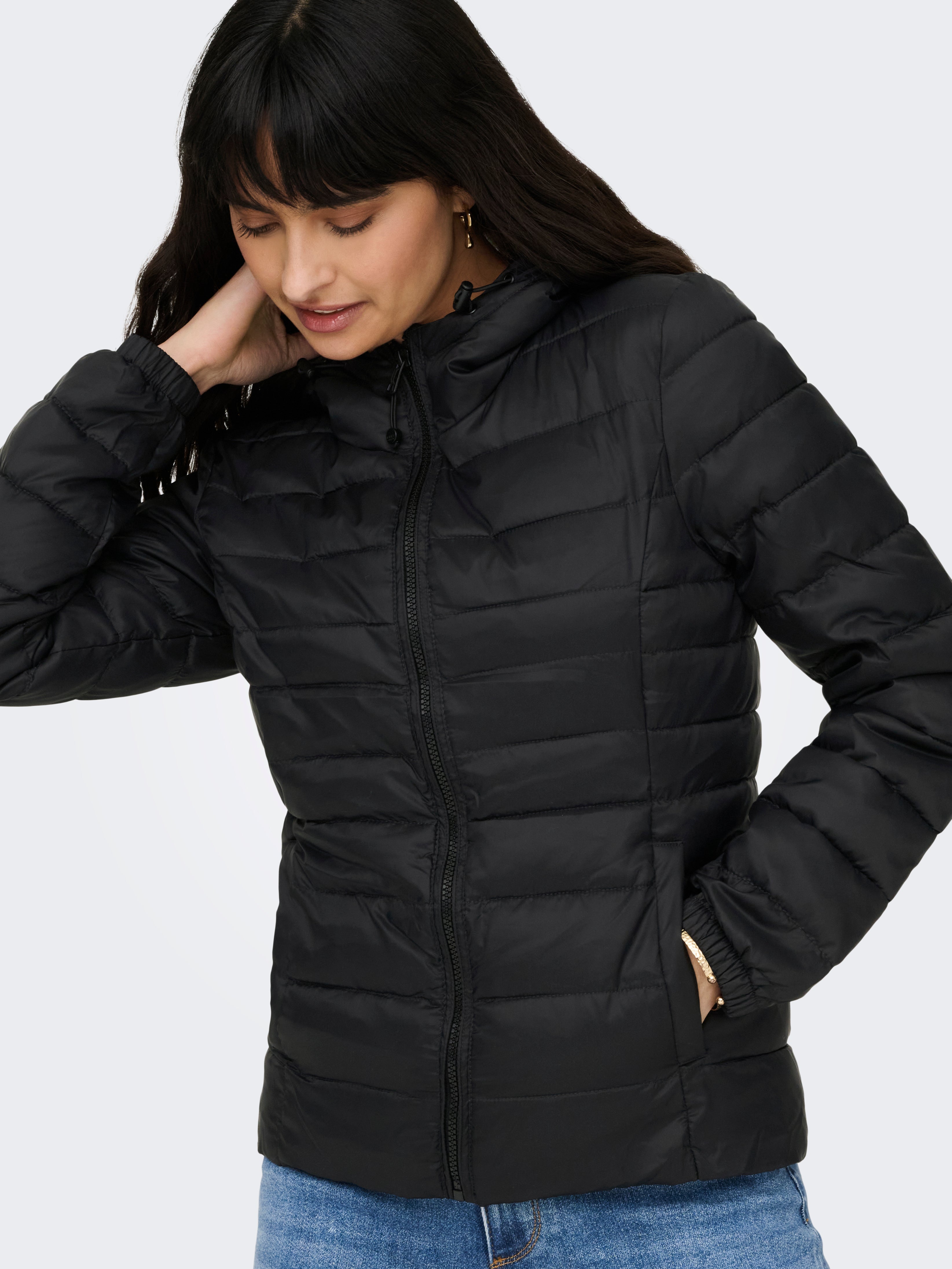 ONLTAHOE Quilted jacket Black