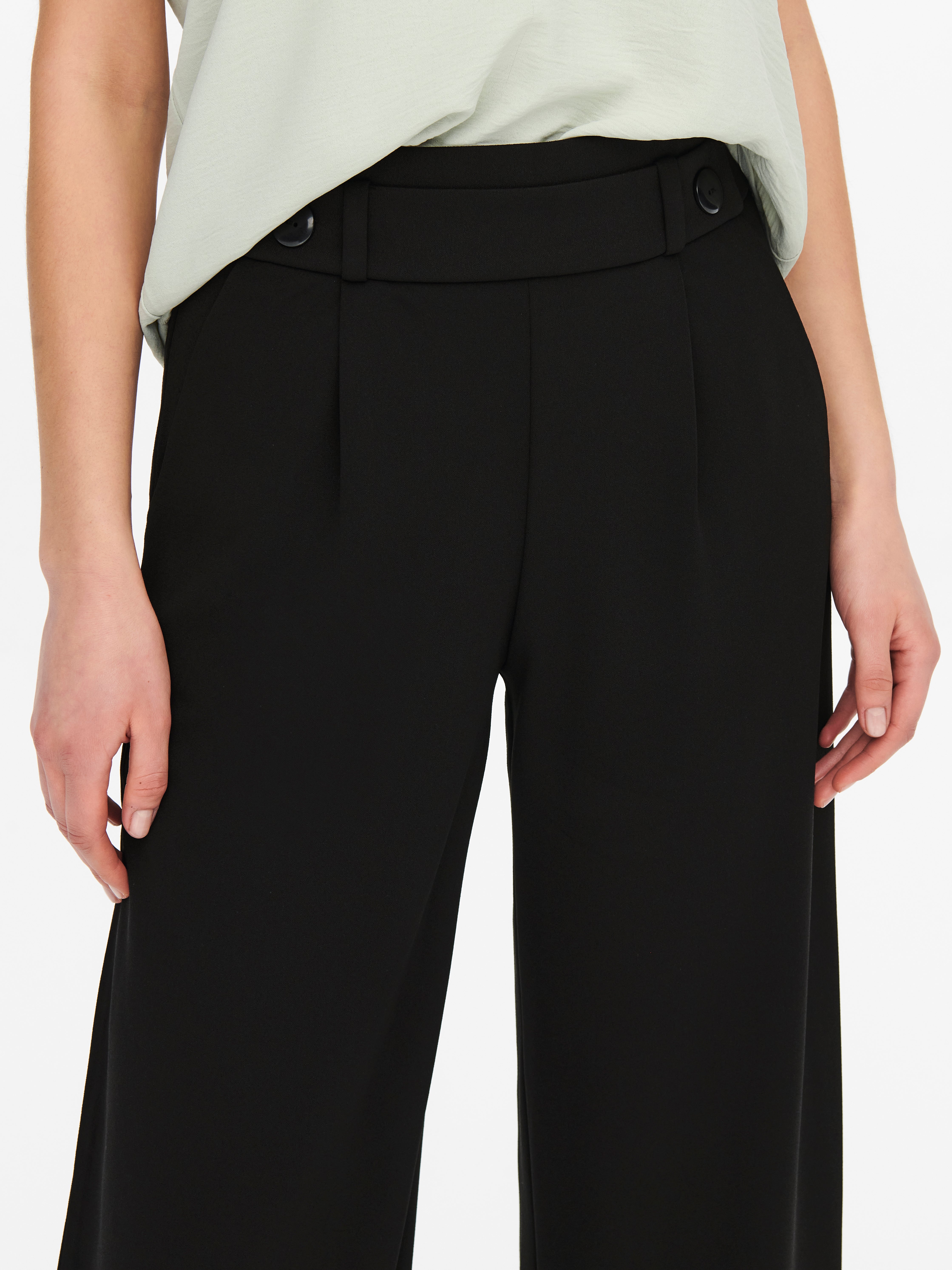 JDYGEGGO Wide Leg Fit Wide-leg trousers Black