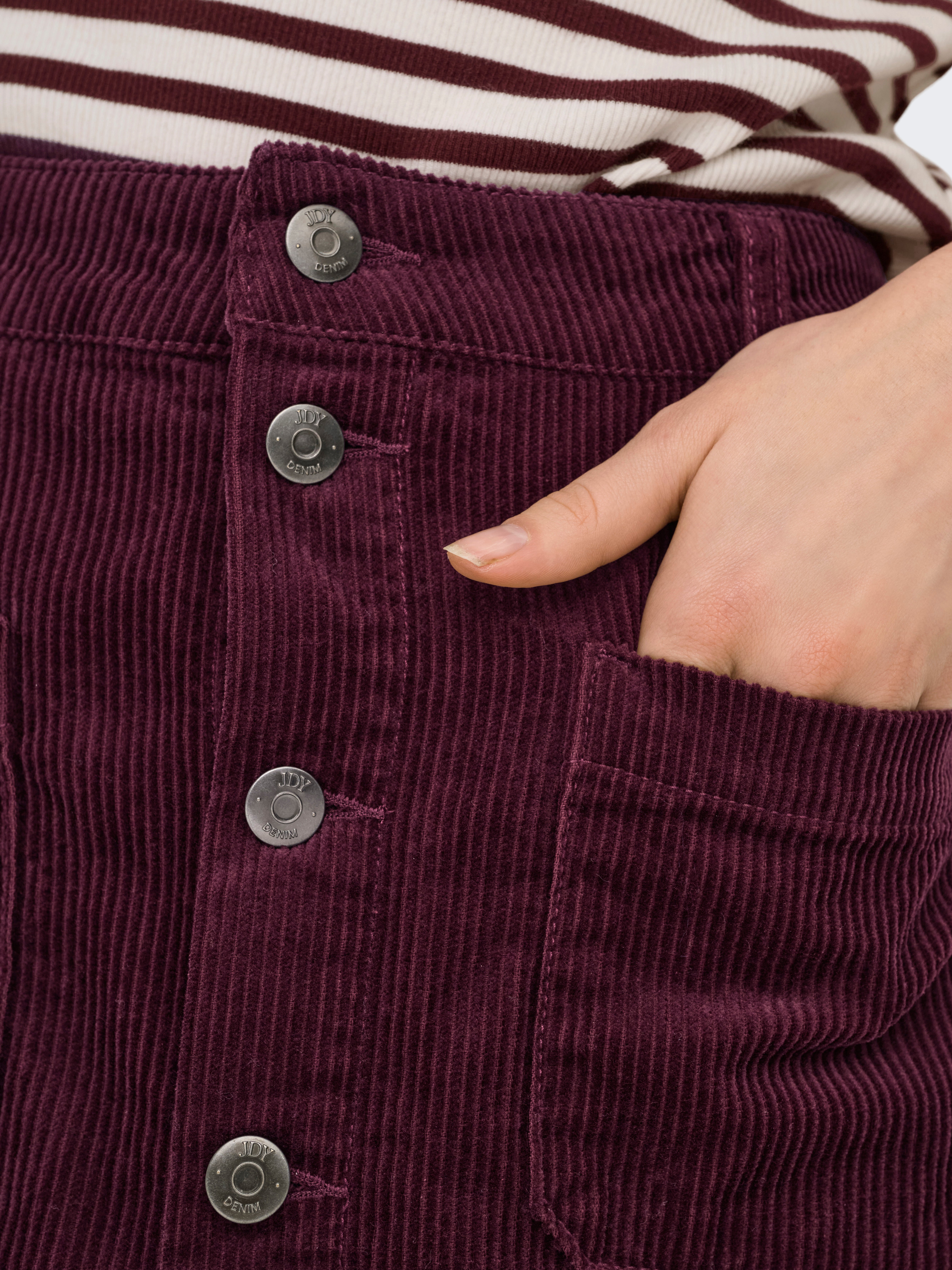 JDYSHIRAZ Corduroy Short skirt Fig