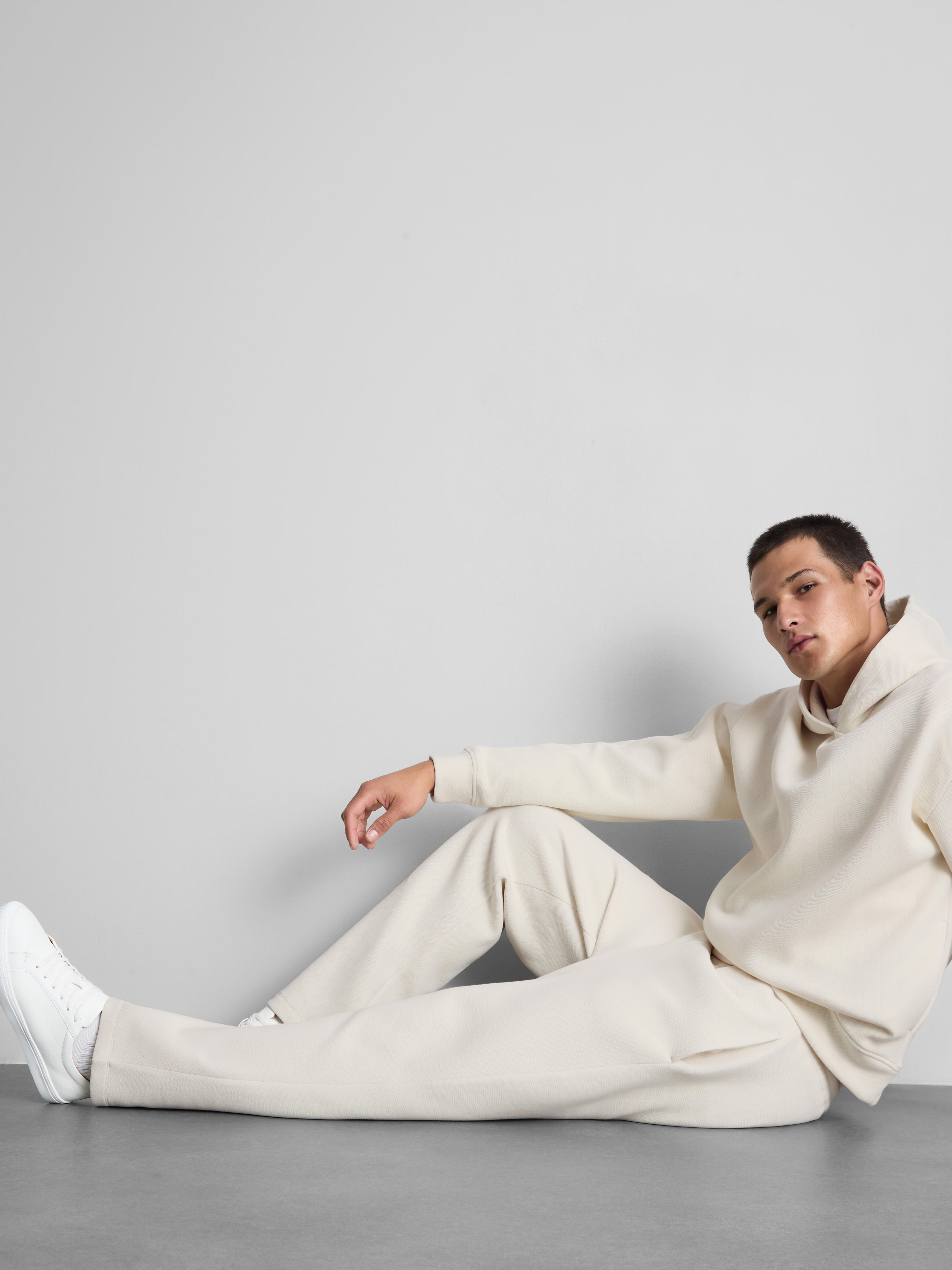 The Edit Drawstring Joggers - Ivory