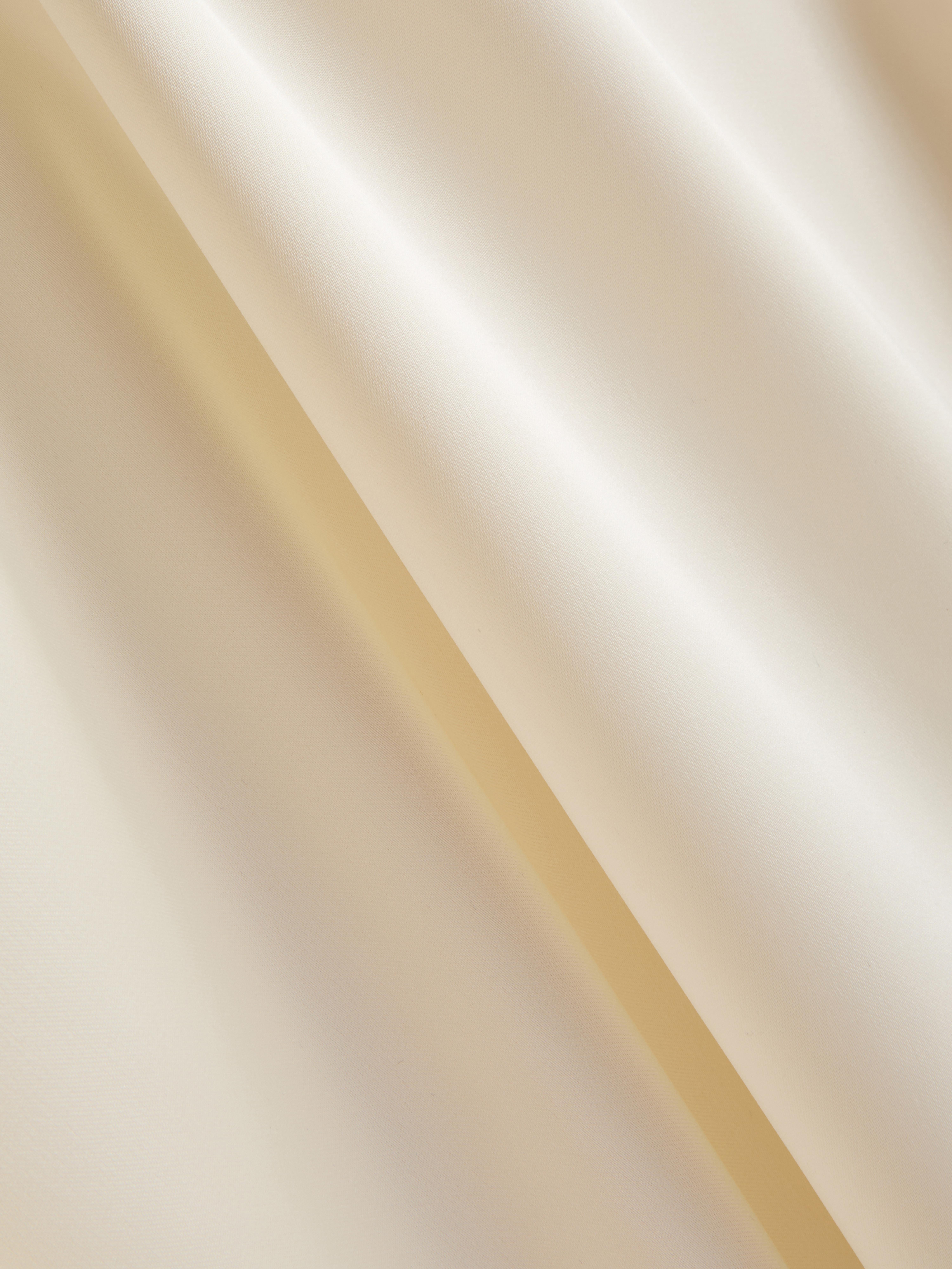 Satin Shoulder Pad Tee - Gold
