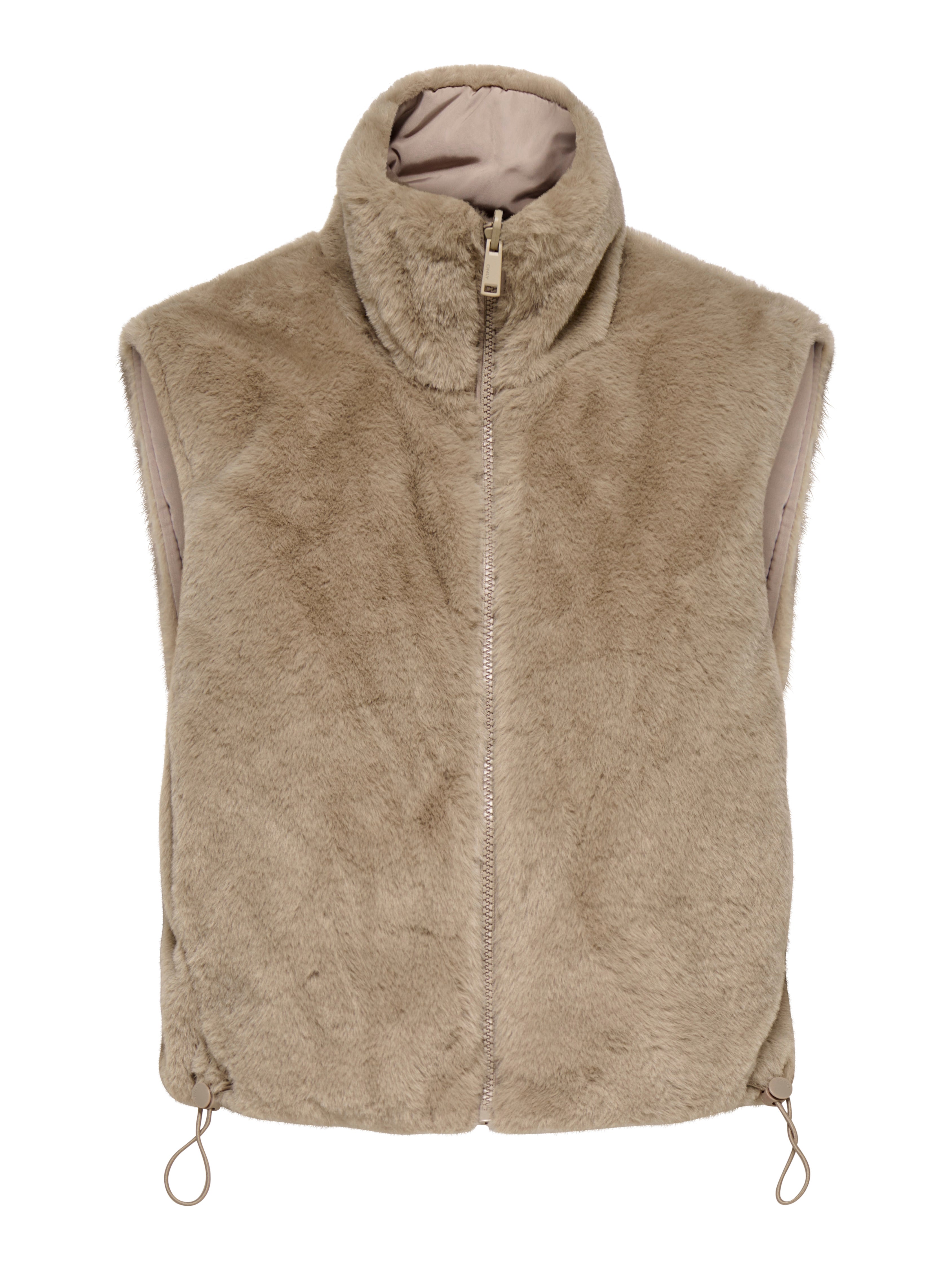 ONLDANA reversible gilet Silver Mink