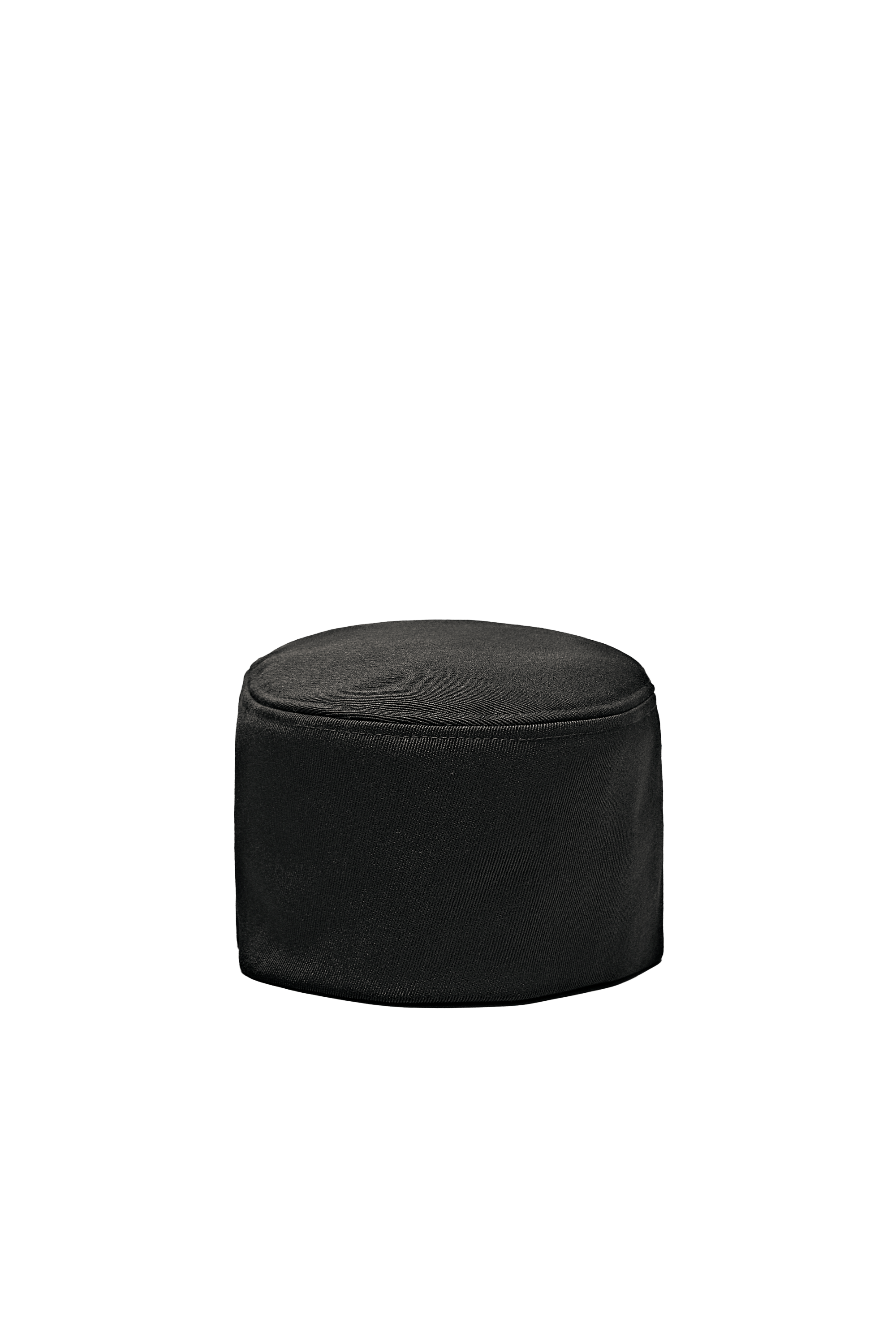 Wool blend cap - BLACK
