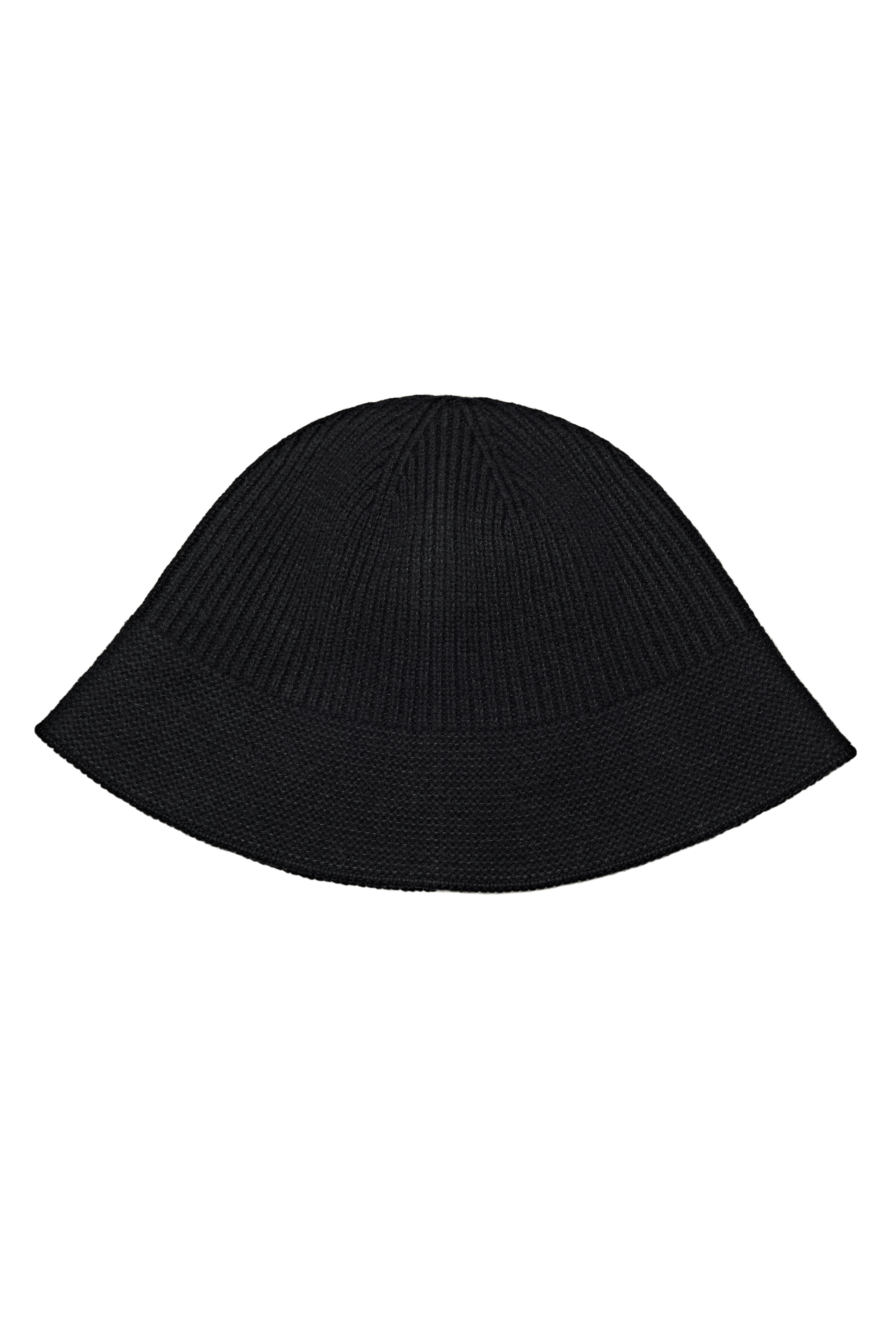Wool blend bucket hat - BLACK