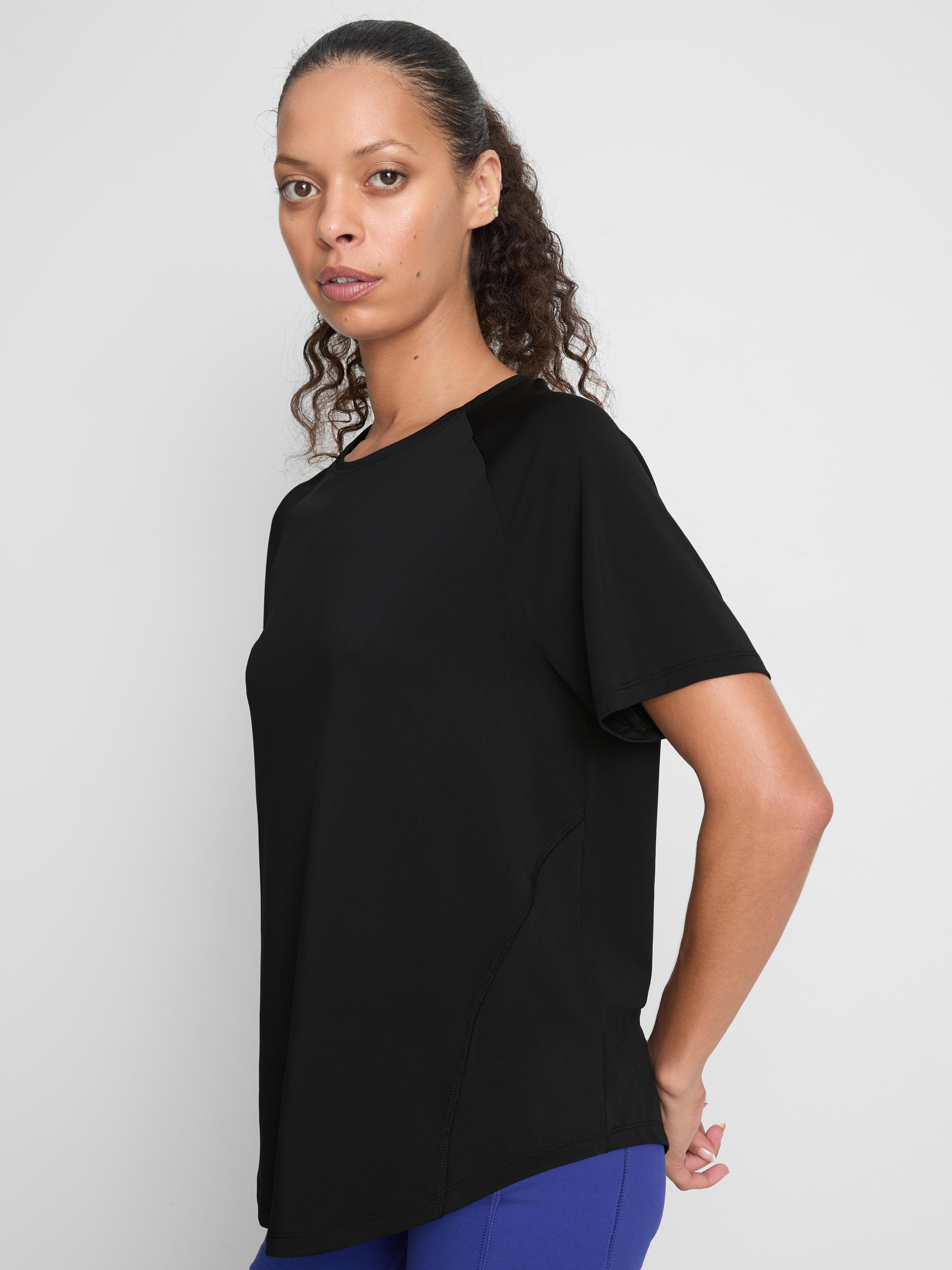 Raglan Active T-Shirt - Black