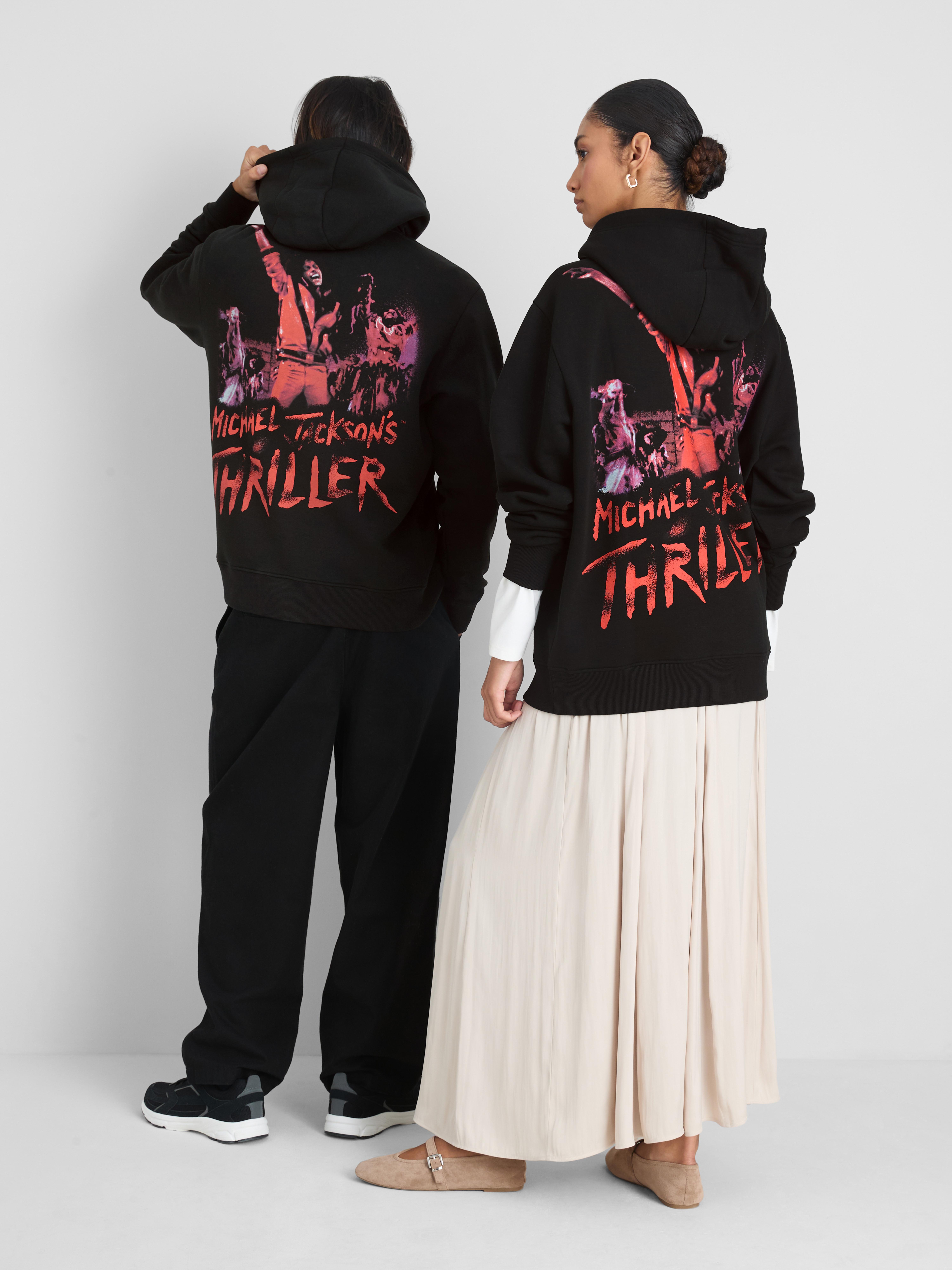 Michael Jackson Thriller Graphic Hoodie - Black