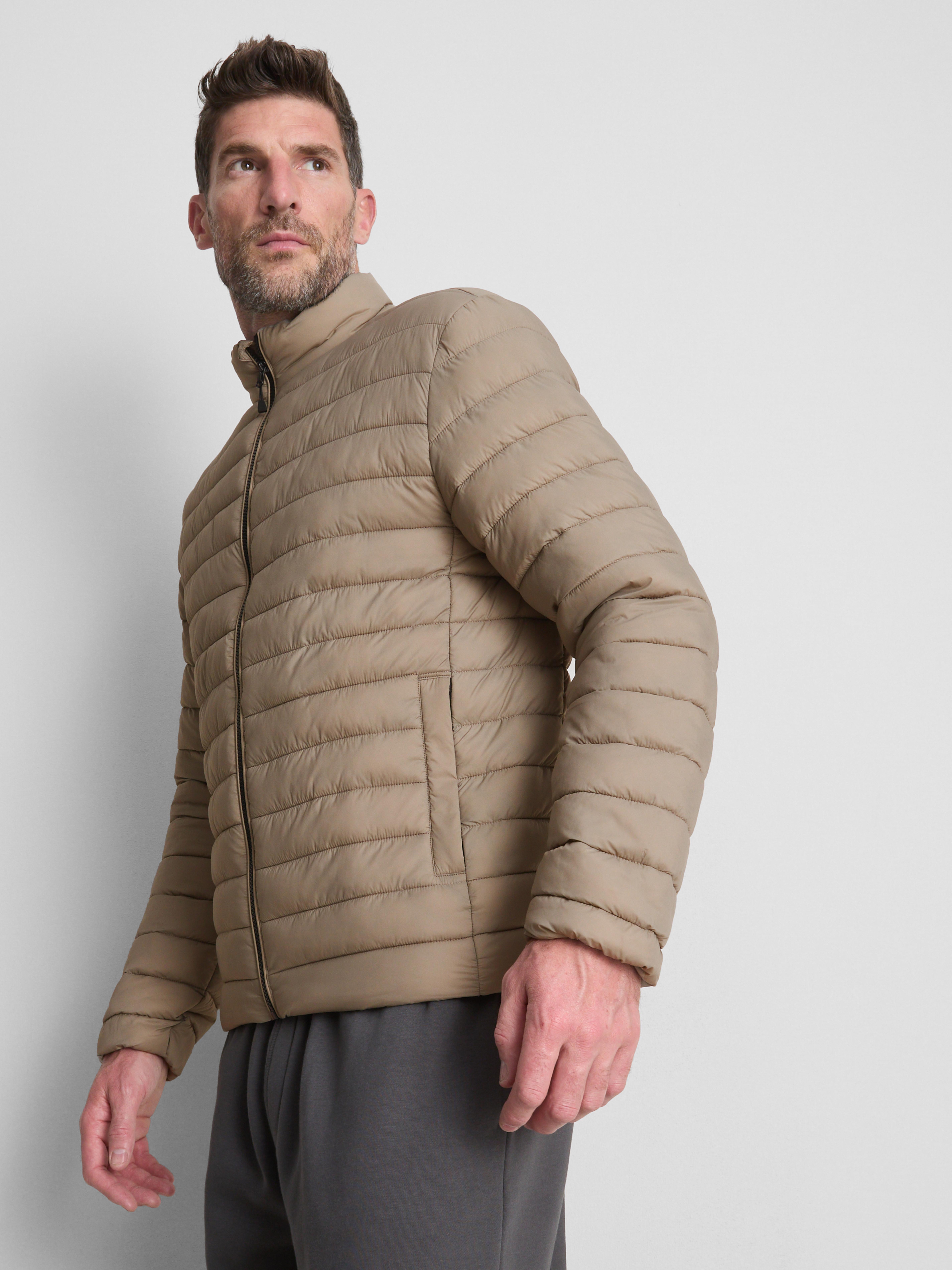 Padded Puffer Jacket - Stone