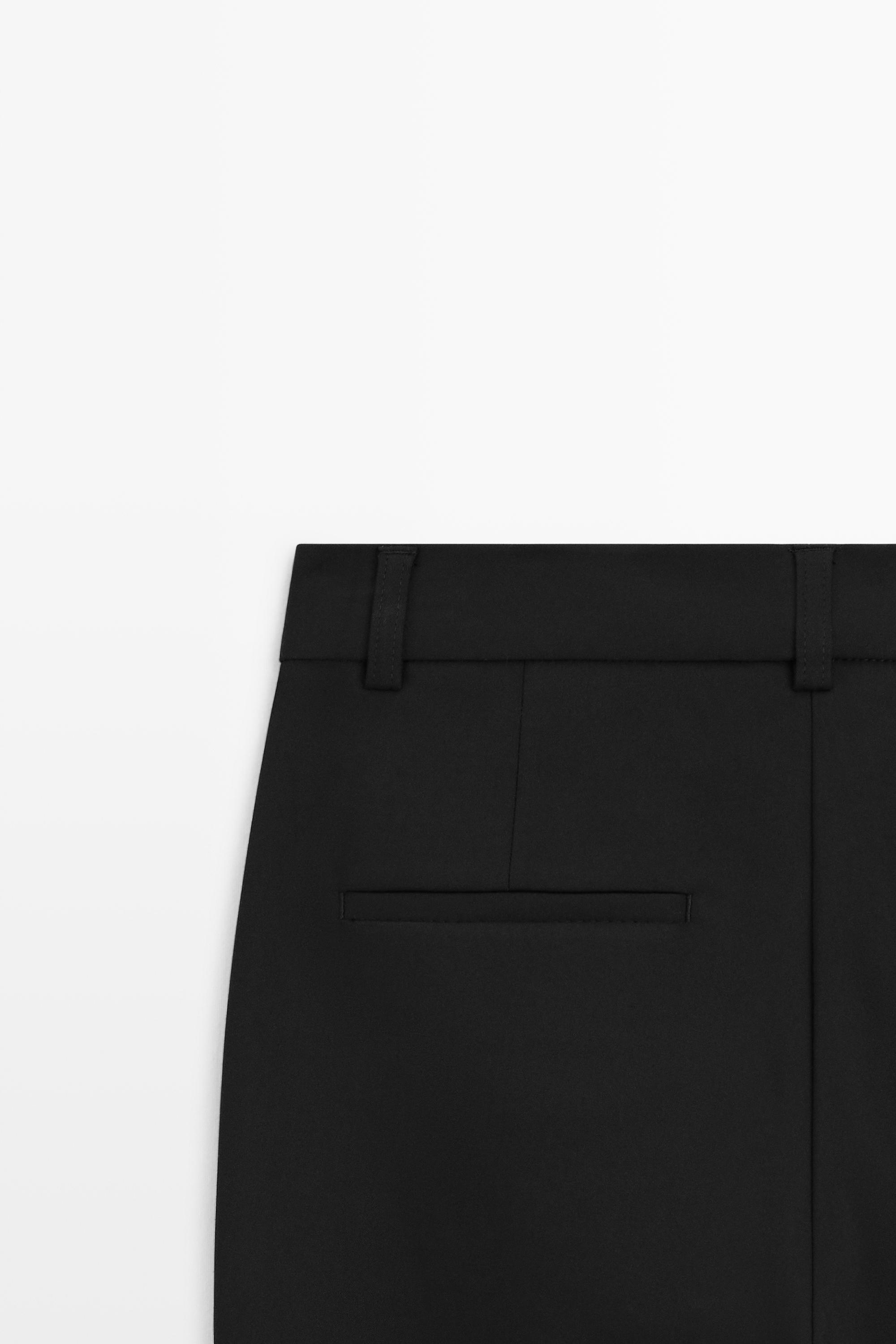 Technical flare fit pants - BLACK