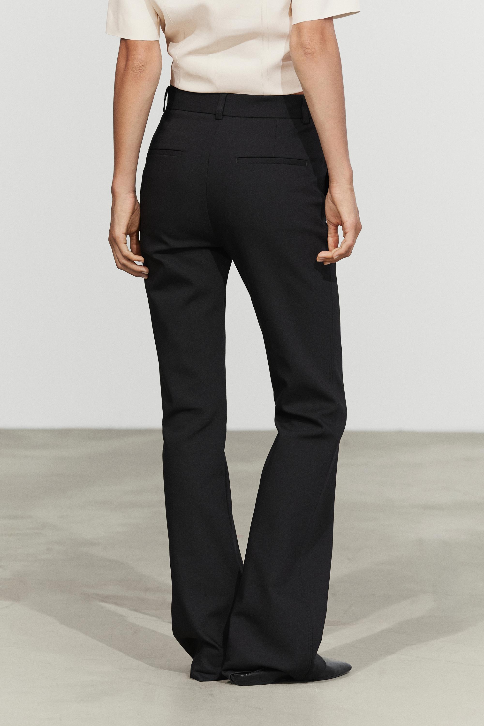 Technical flare fit pants - BLACK