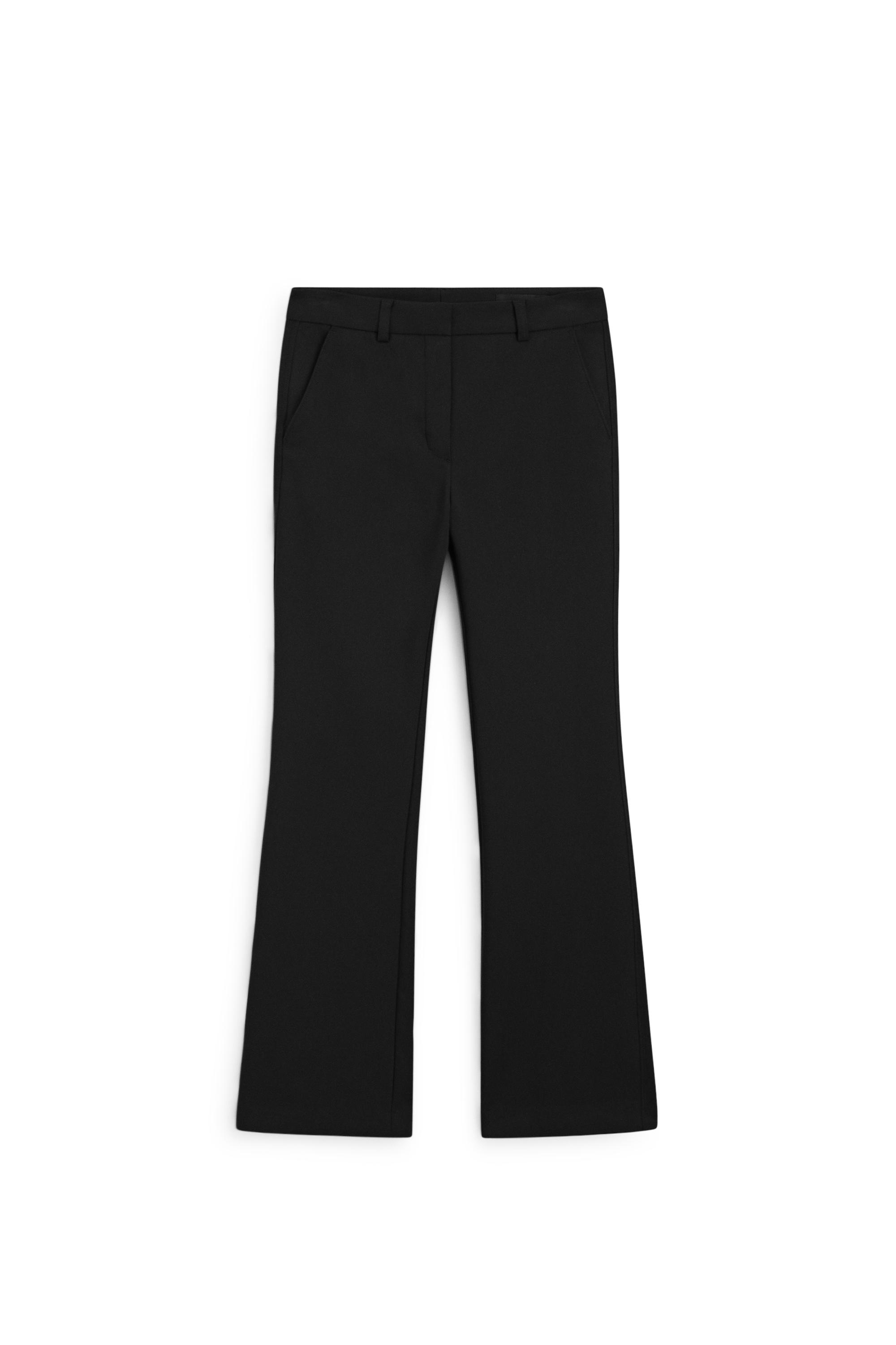 Technical flare fit pants - BLACK
