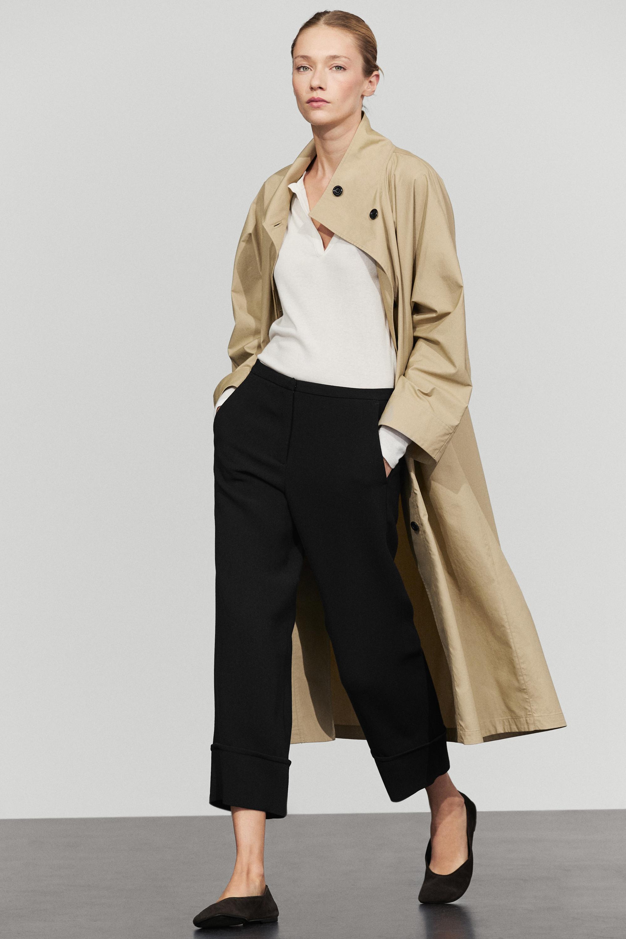 Cuffed capris - BLACK
