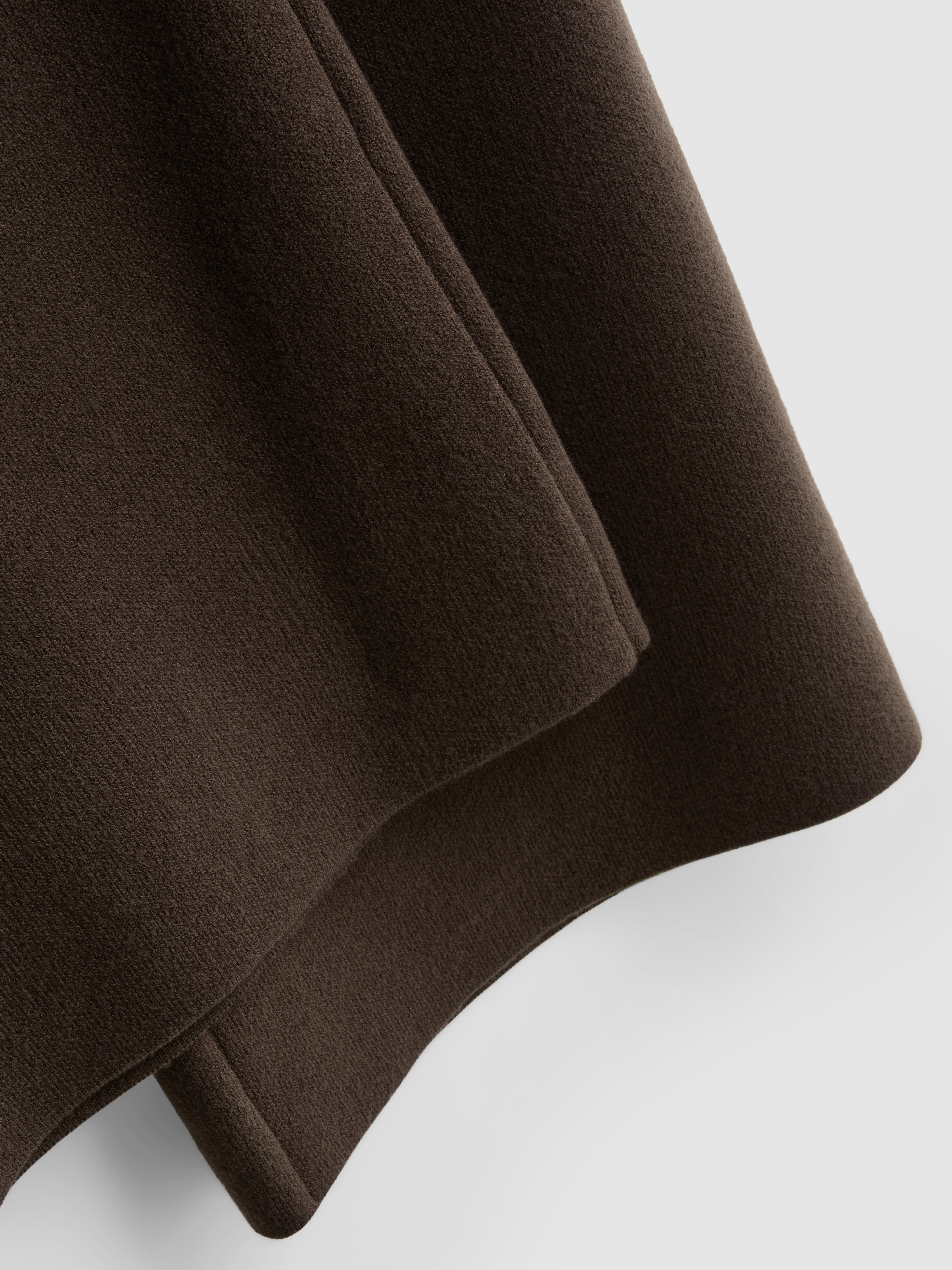 Compact Knit Wide Leg Leggings - Brown