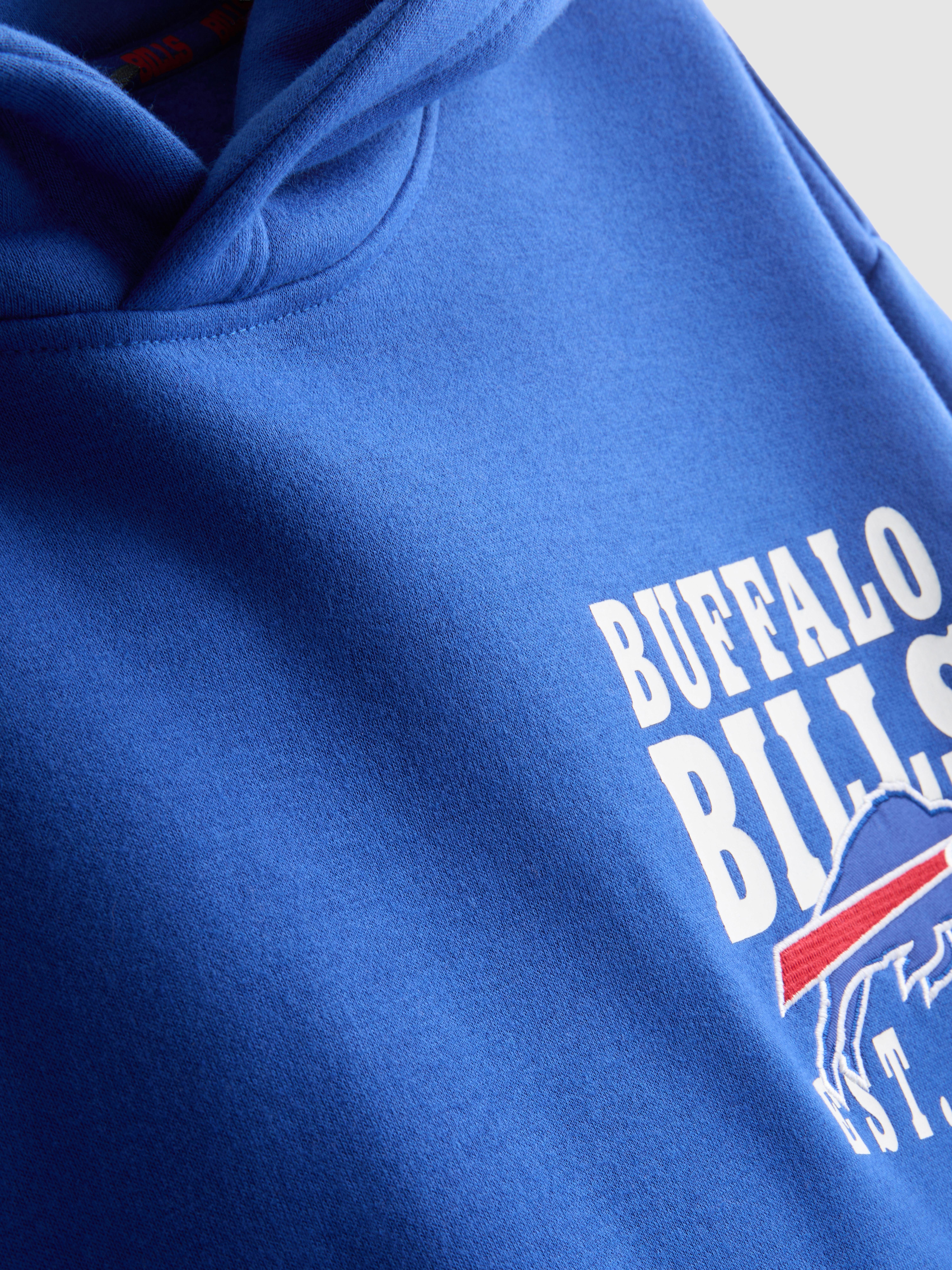 NFL Buffalo Bills Cotton-Rich Hoodie - Blue