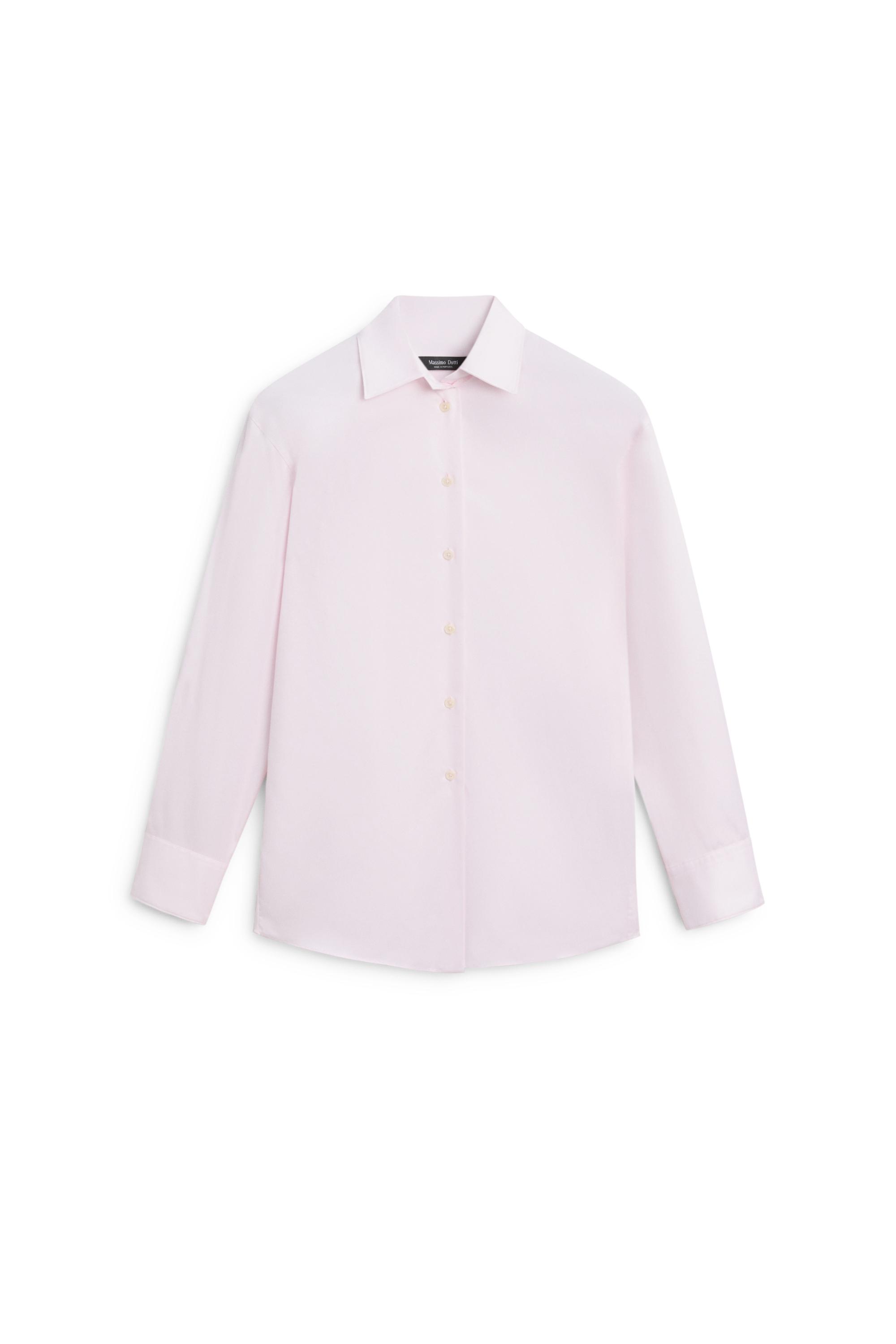 100% cotton poplin shirt - PINK