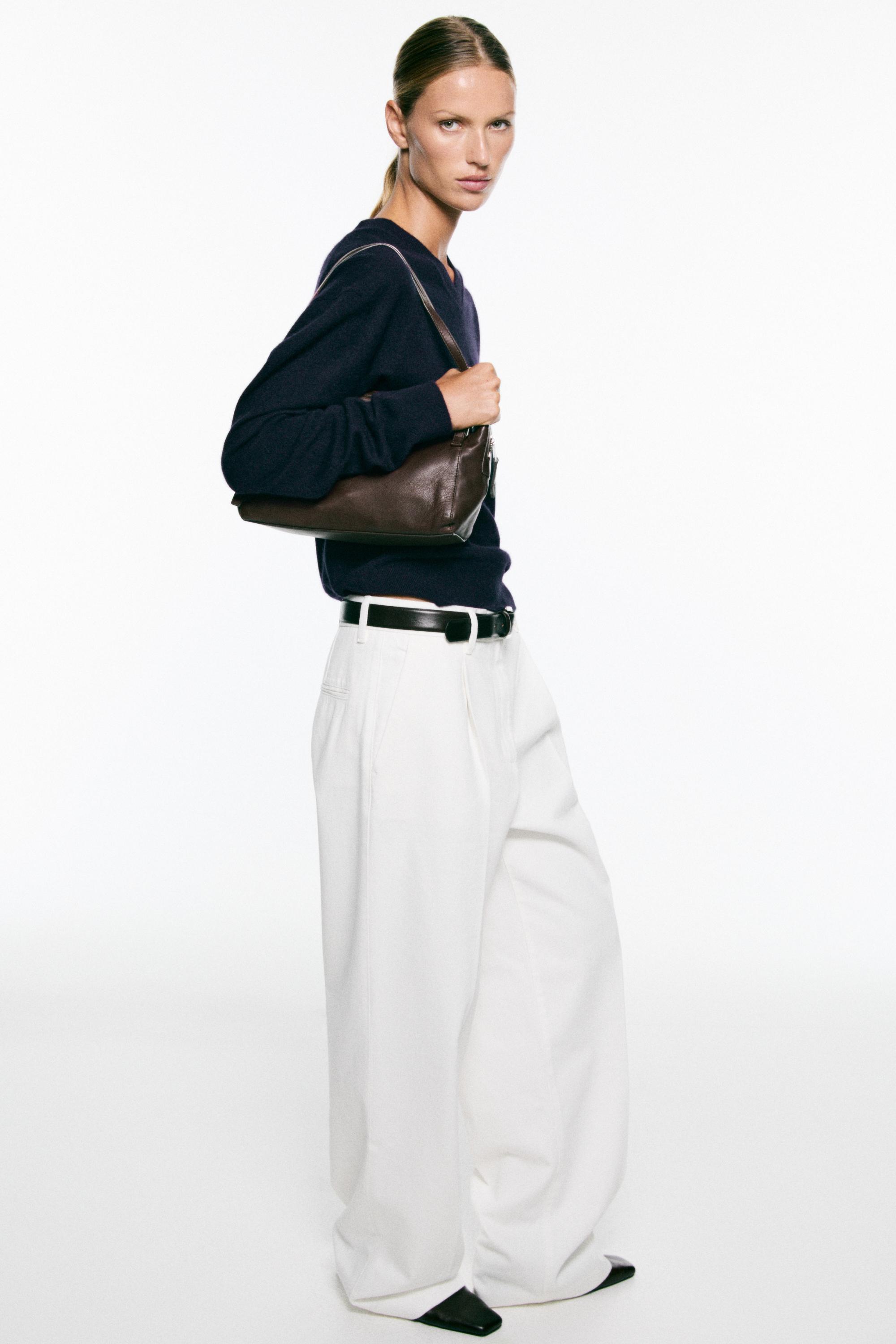 100% cashmere knit sweater - DEEP BLUE