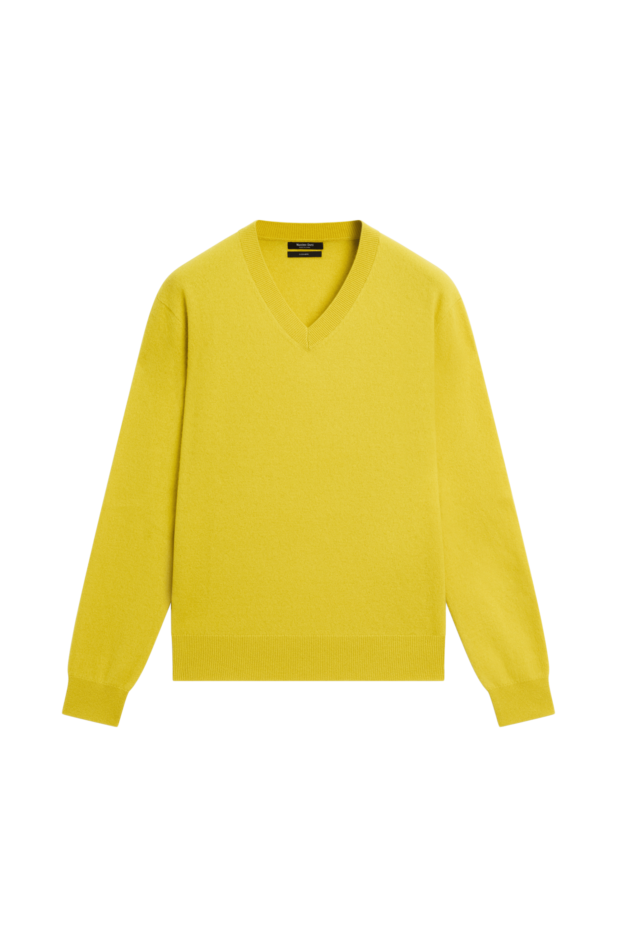 100% cashmere knit sweater - LIME