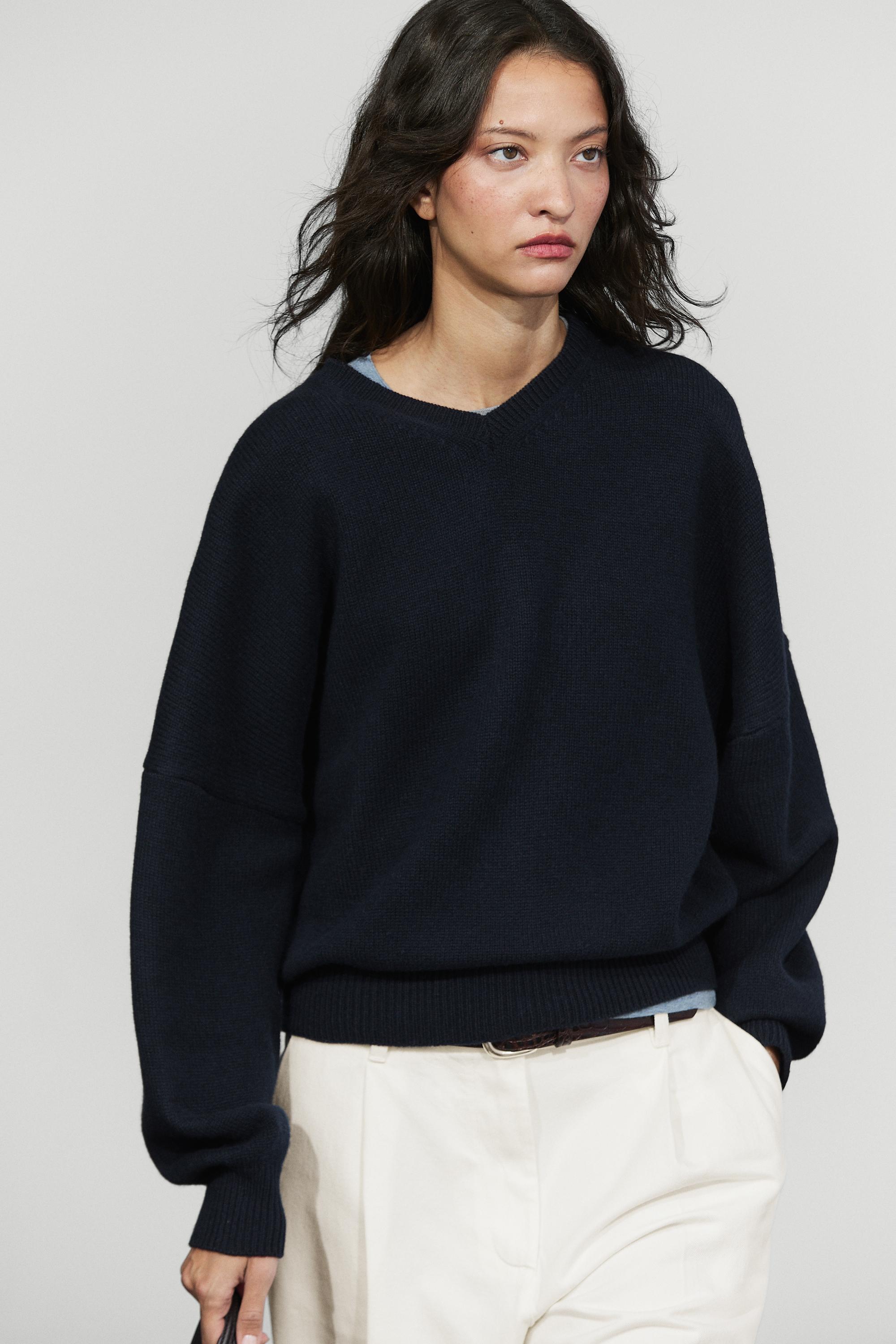 Low-rise wide-leg pleated pants - Off white