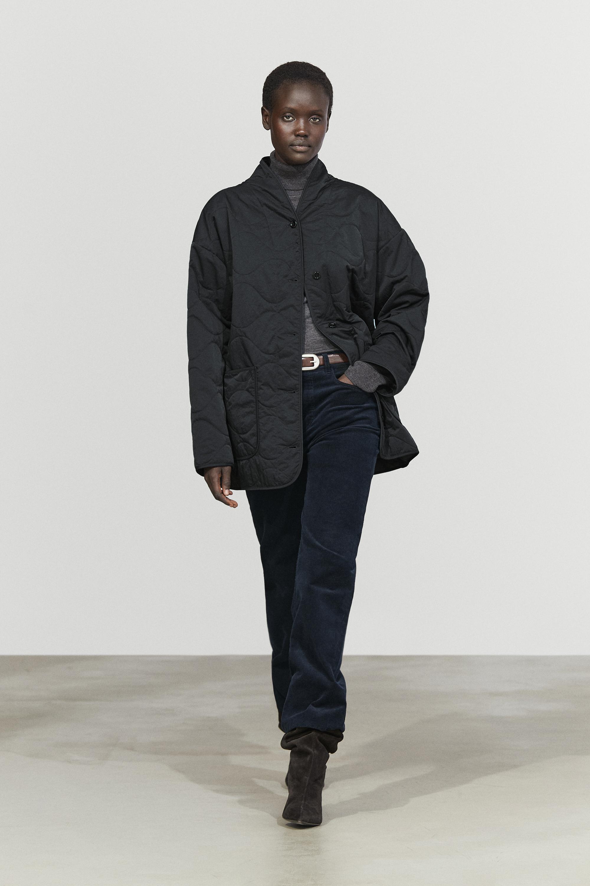 Wool-blend turtleneck knit sweater - GREY