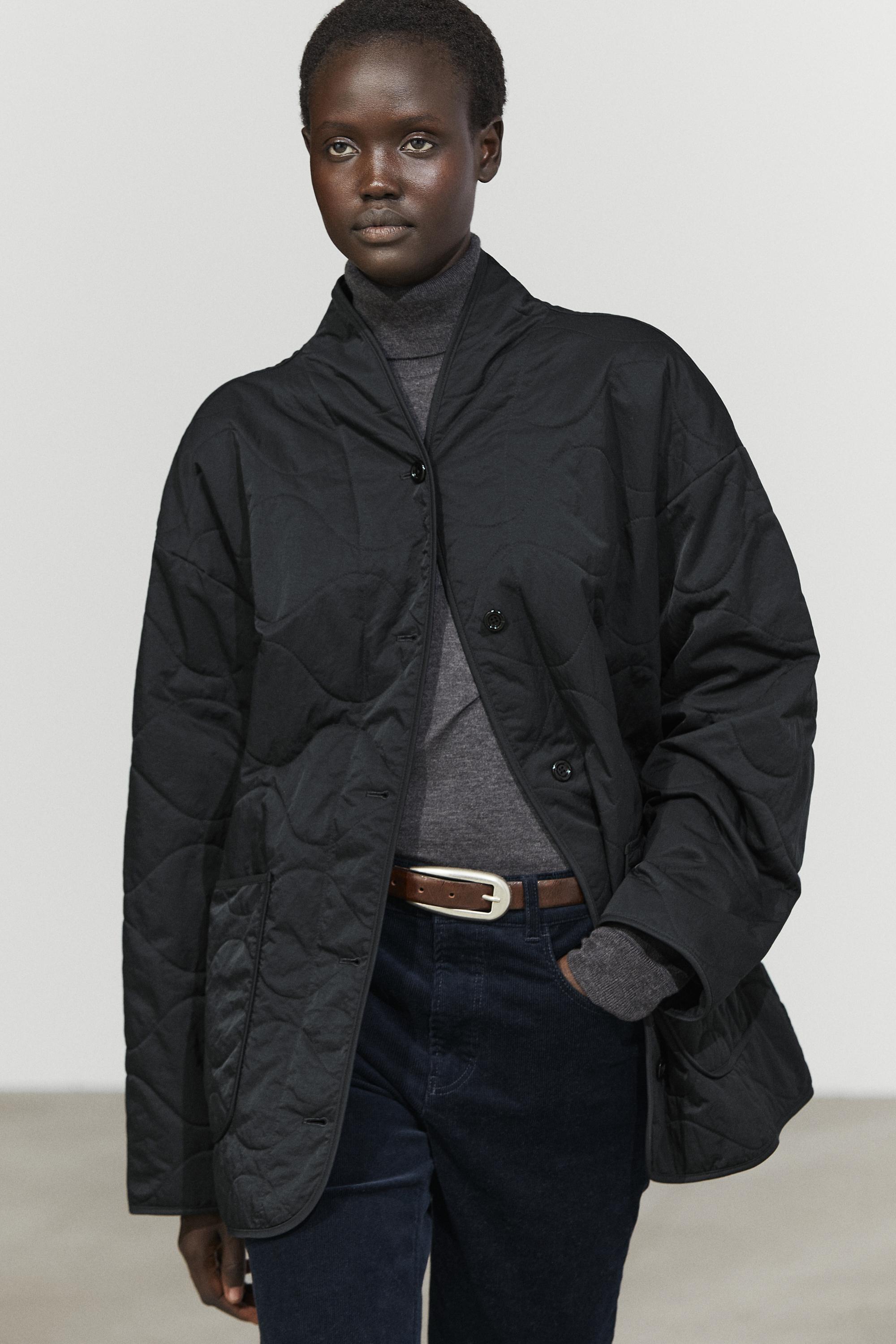 Wool-blend turtleneck knit sweater - GREY