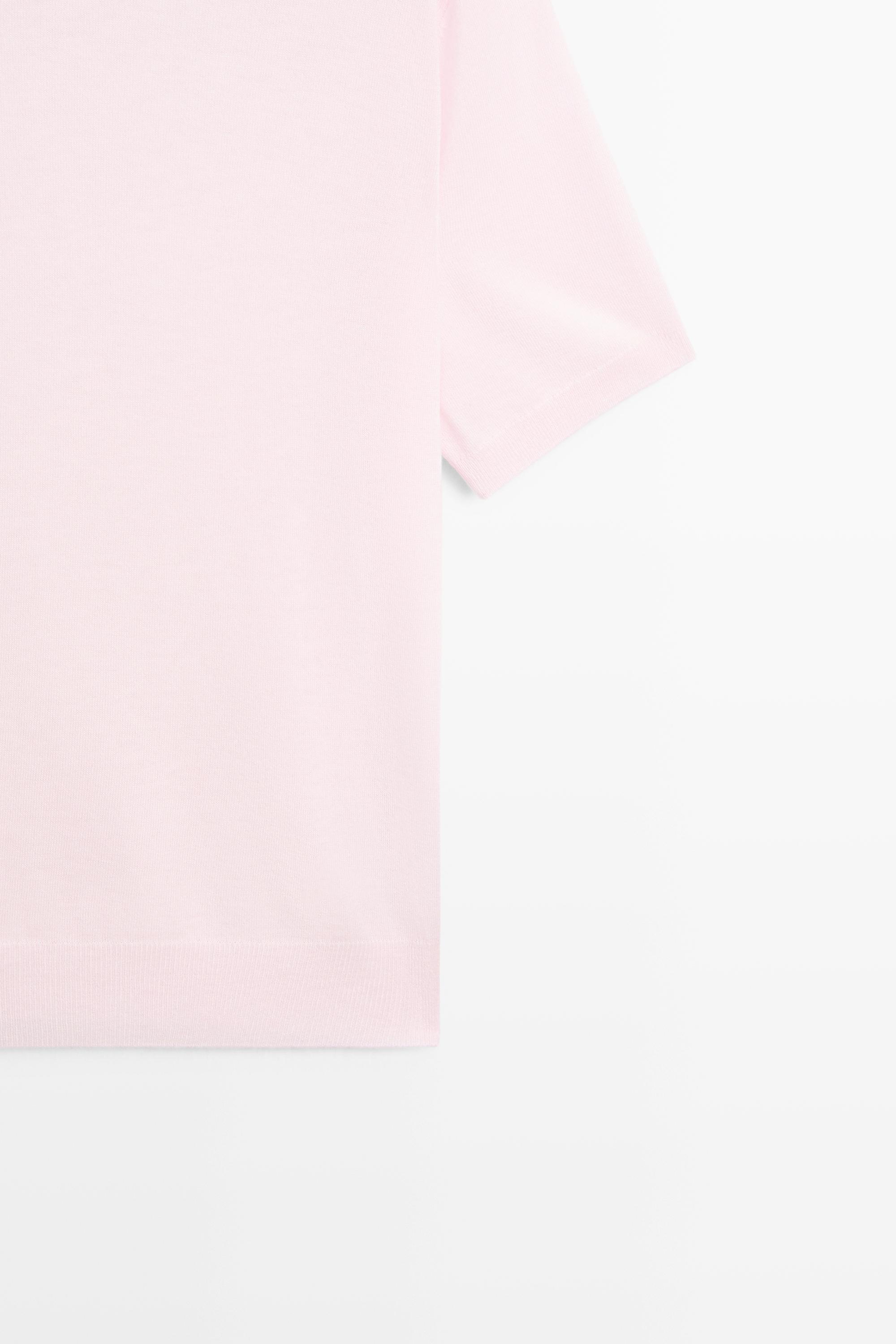 Wool blend turtleneck knit sweater - ROSE PINK