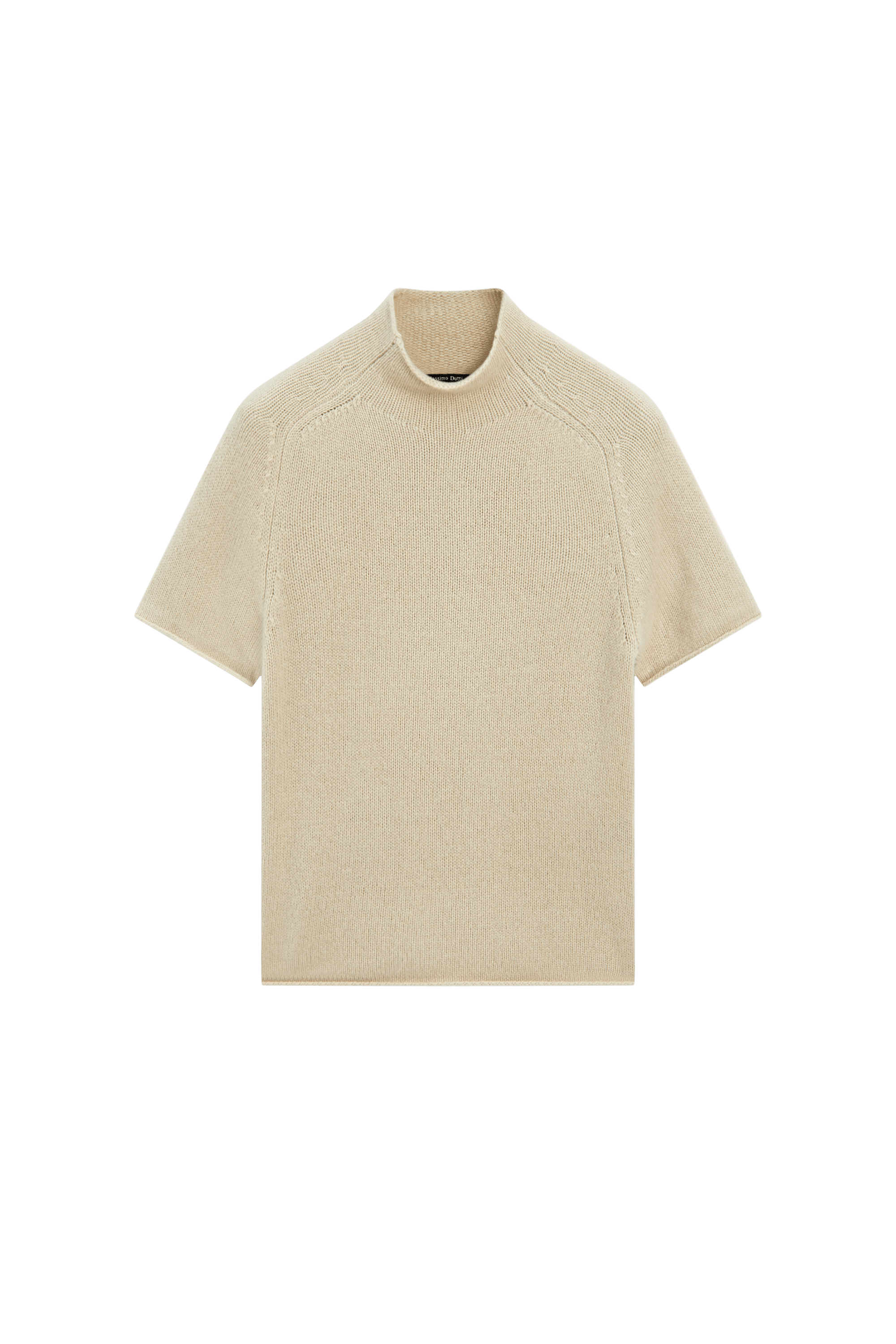 100% Cashmere Mock Turtleneck Sweater - MINK
