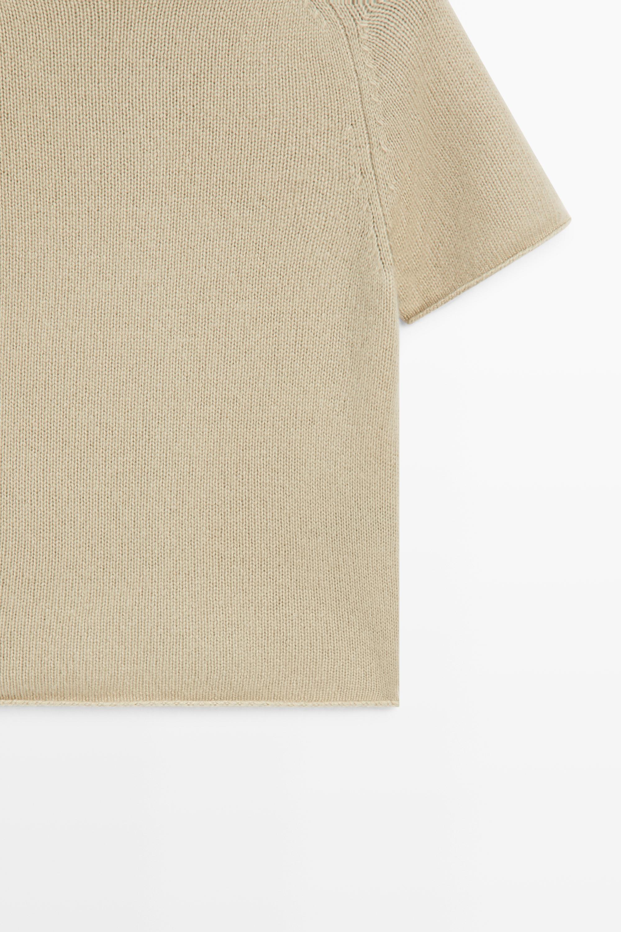 100% Cashmere Mock Turtleneck Sweater - MINK
