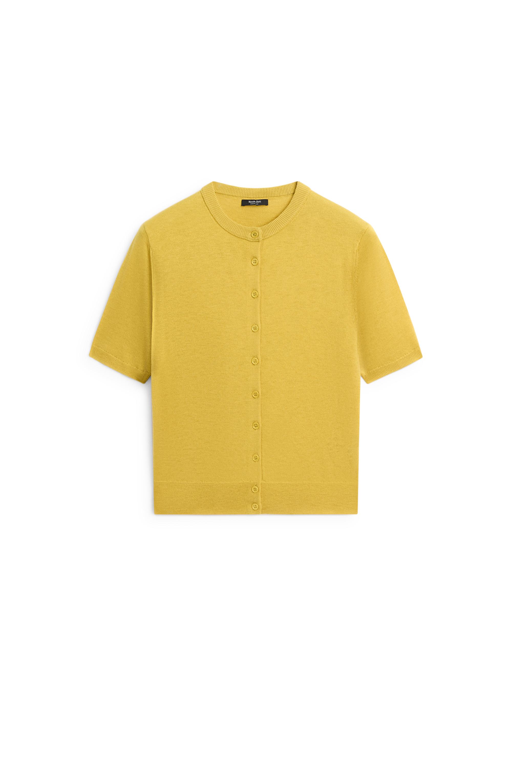 Short sleeve cardigan - LIME