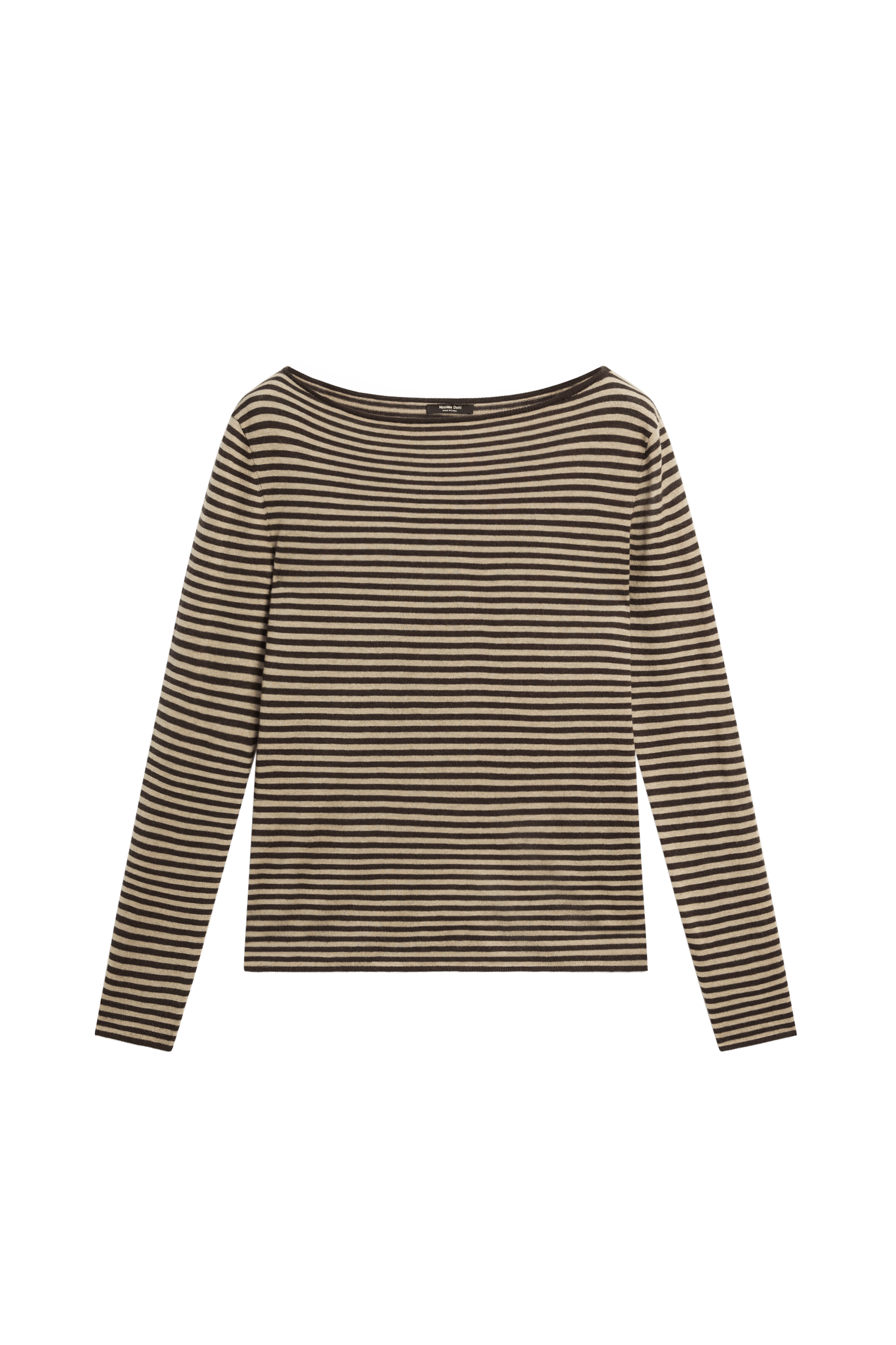 Striped wool-blend knit sweater - Washed
