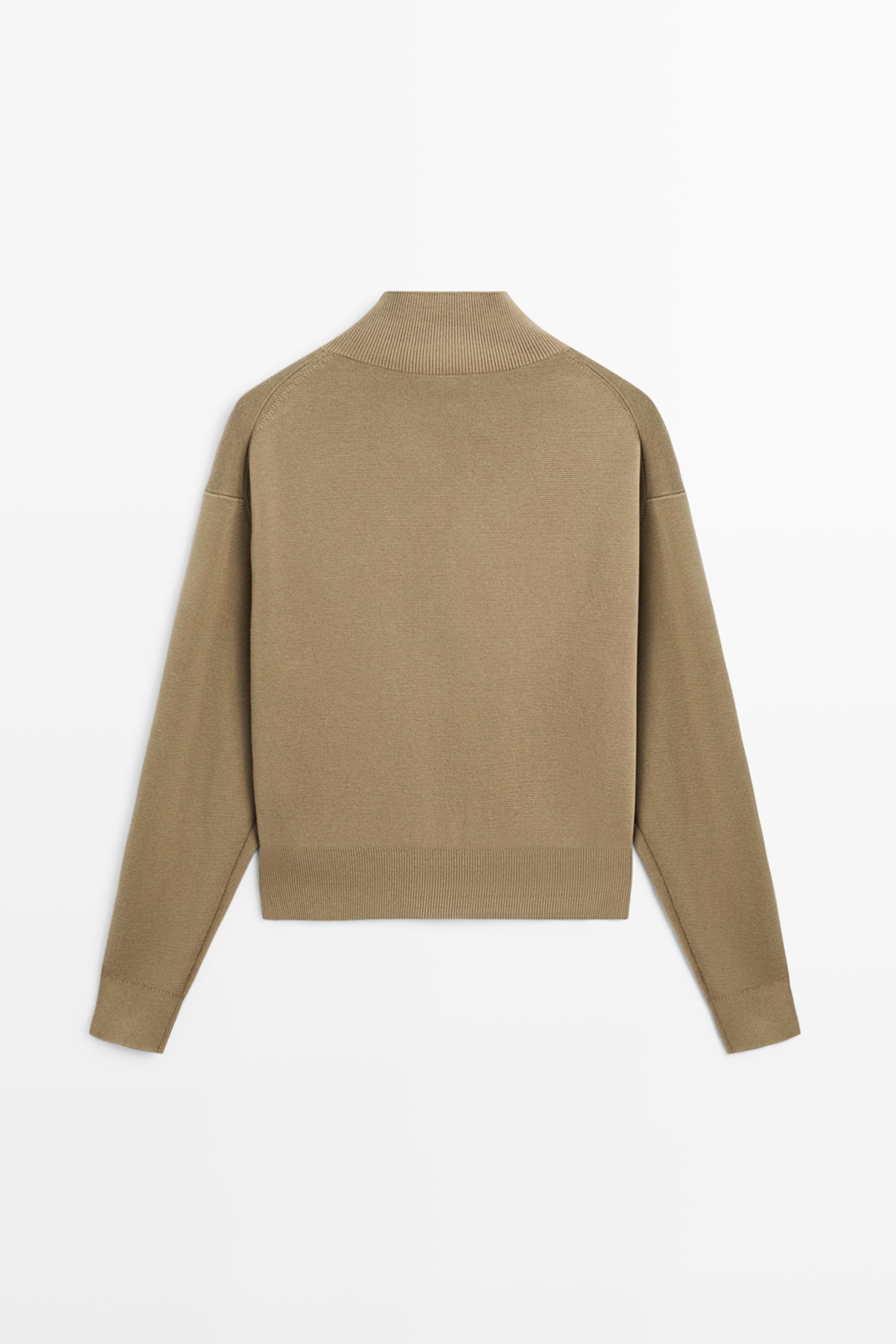 100% cotton double-breasted cardigan - Washed